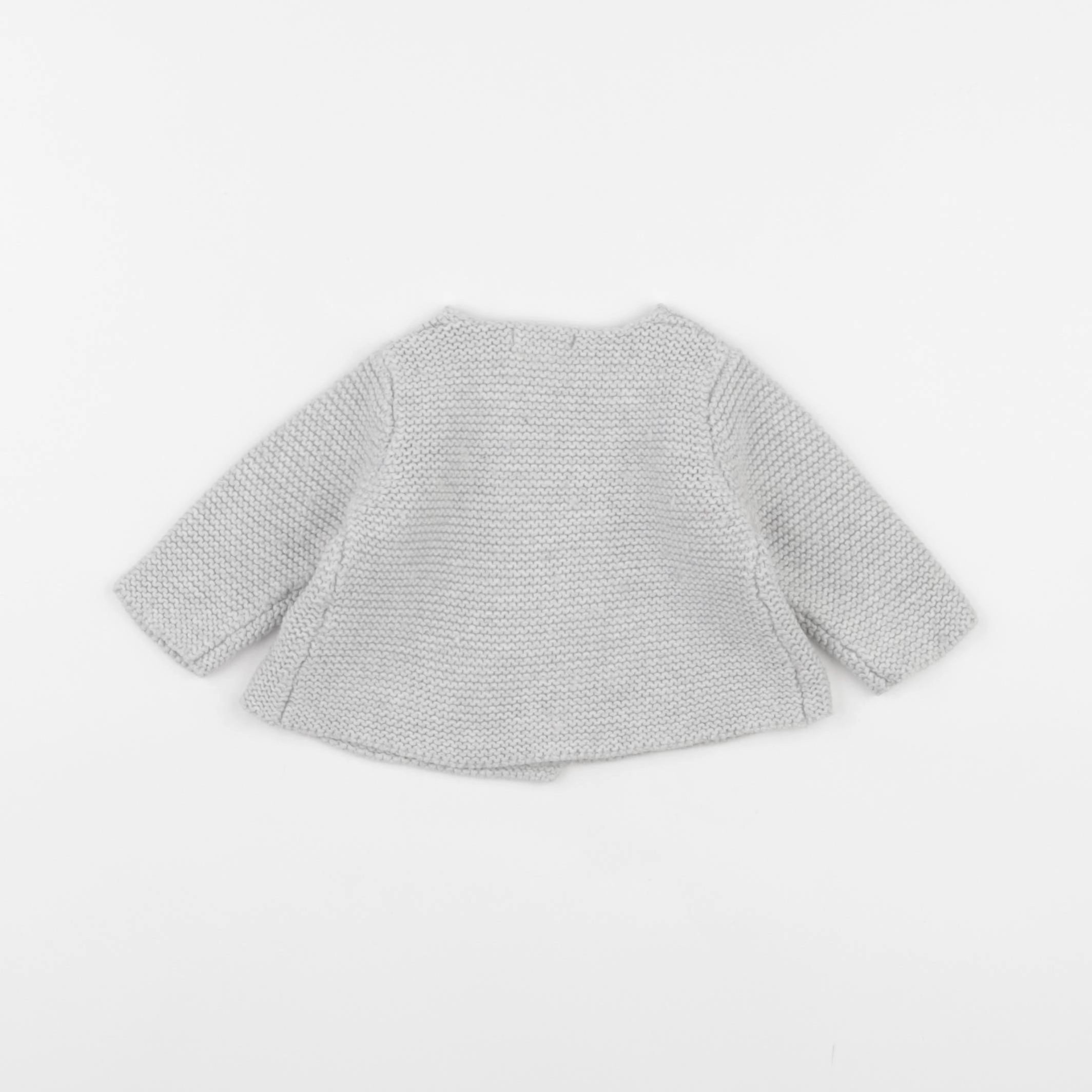 Boutchou - gilet gris - 6 mois
