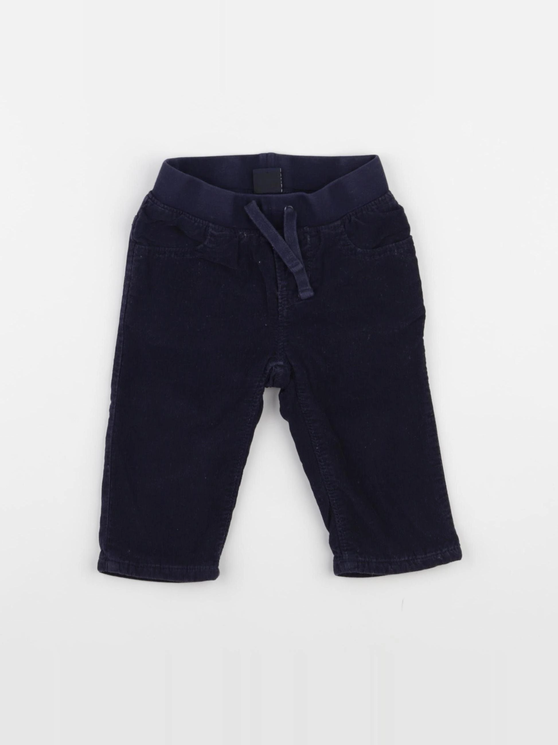 GAP - pantalon bleu - 6/12 mois