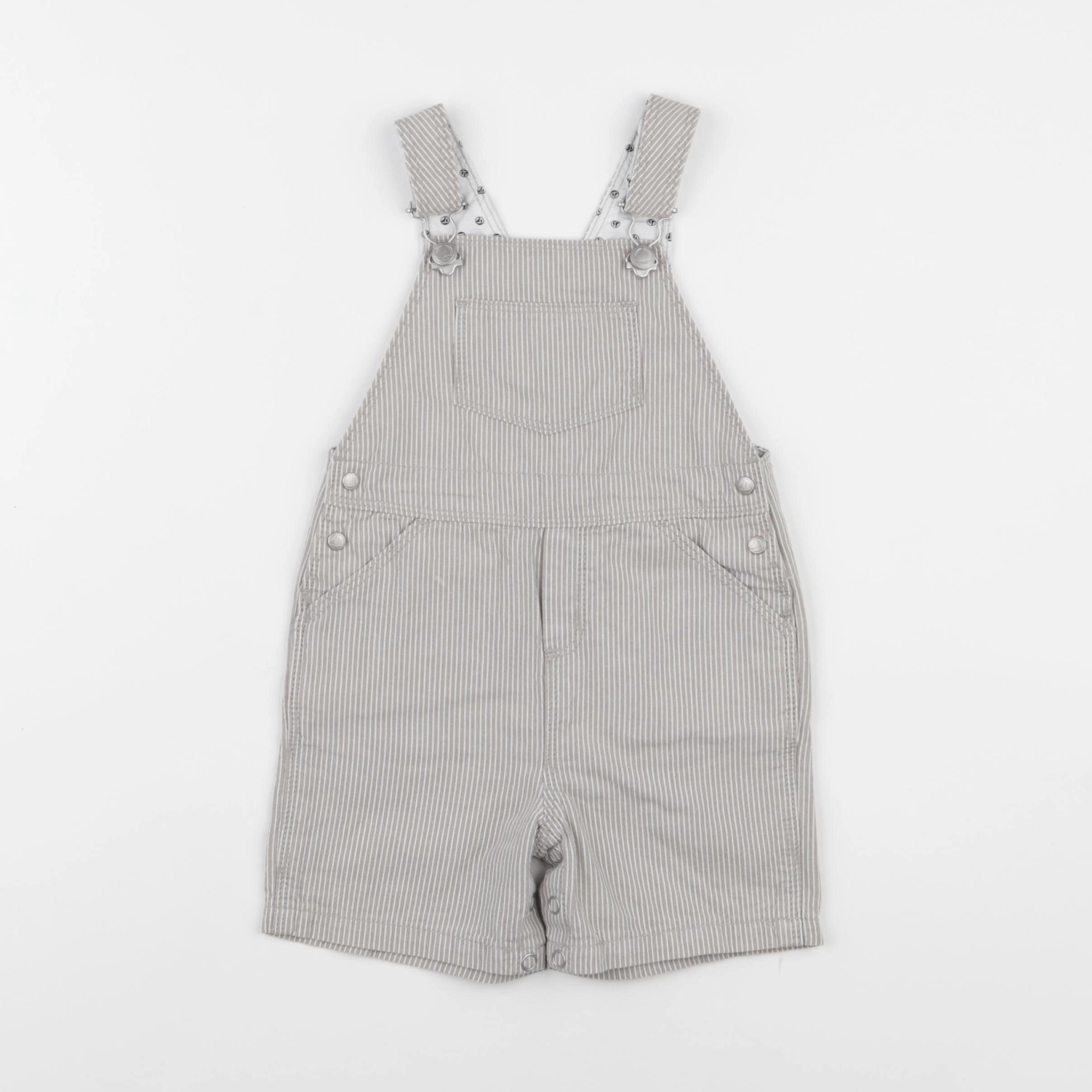 Petit Bateau - salopette marron - 12 mois