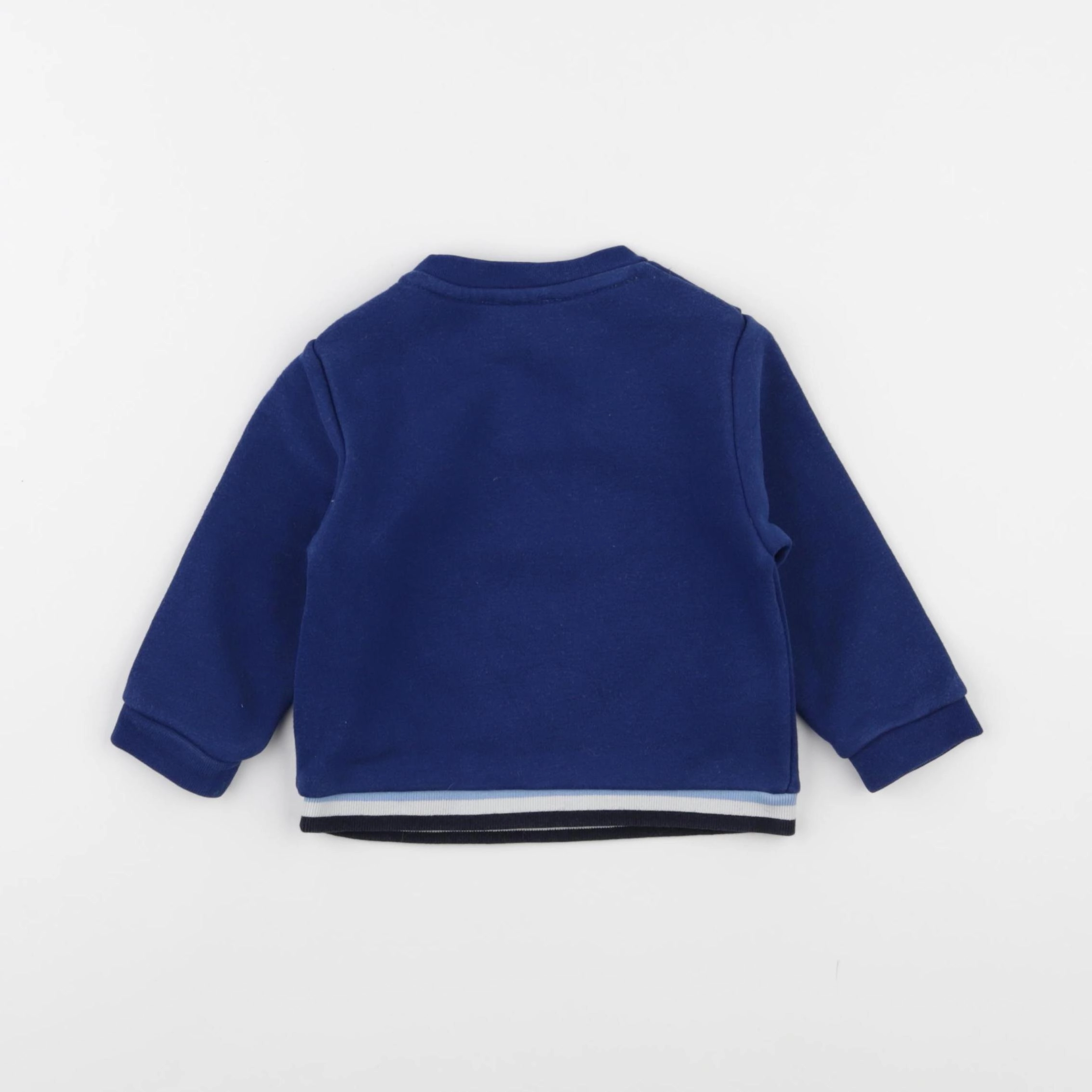 Jacadi - sweat bleu - 12 mois