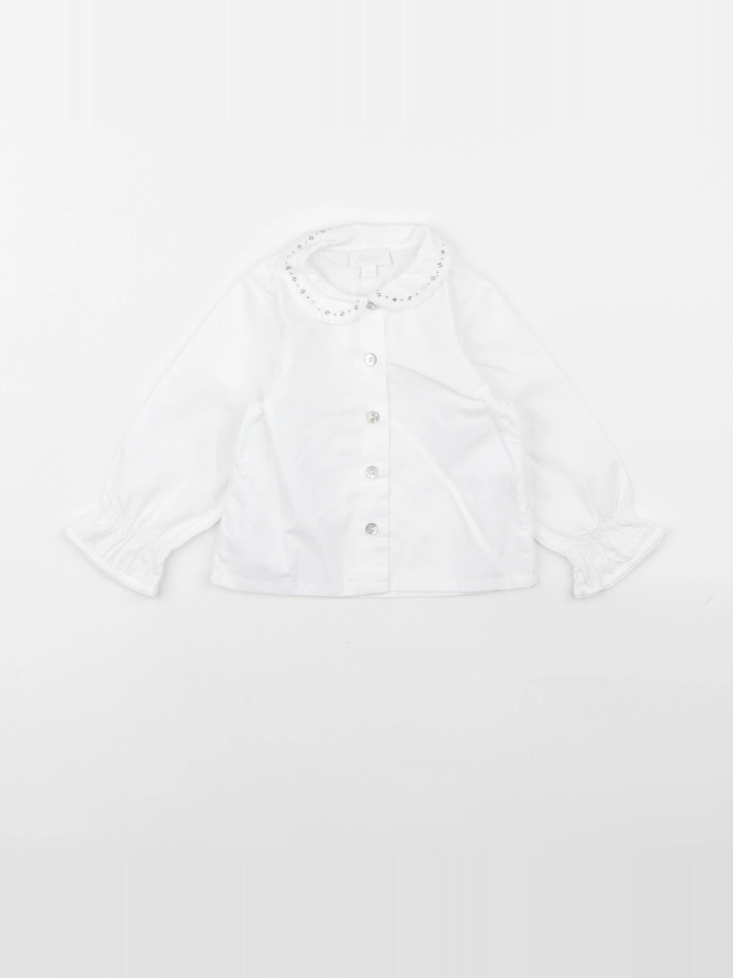 Jacadi - blouse blanc - 12 mois