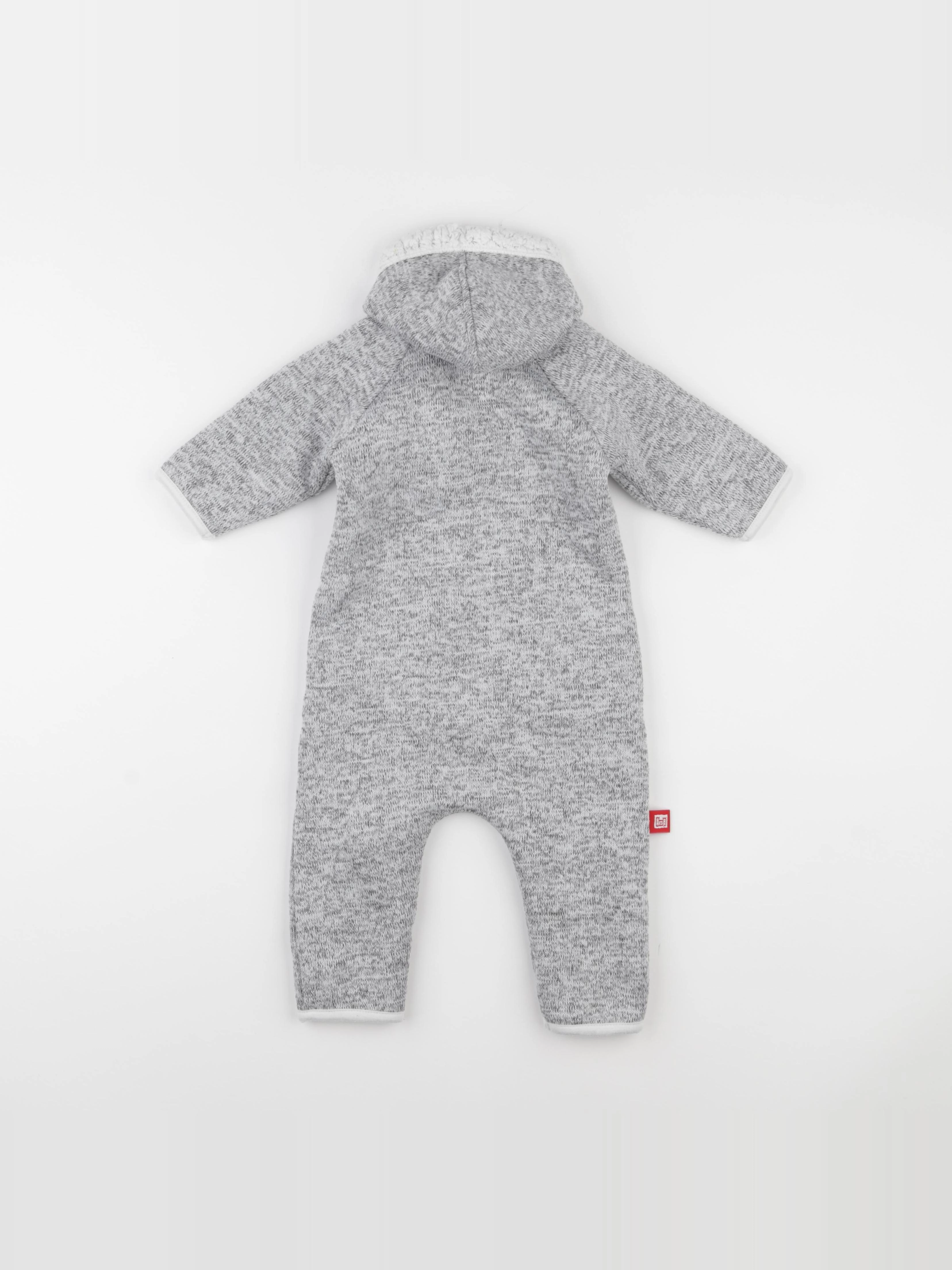 Red Castle - sur-pyjama gris - 6/12 mois