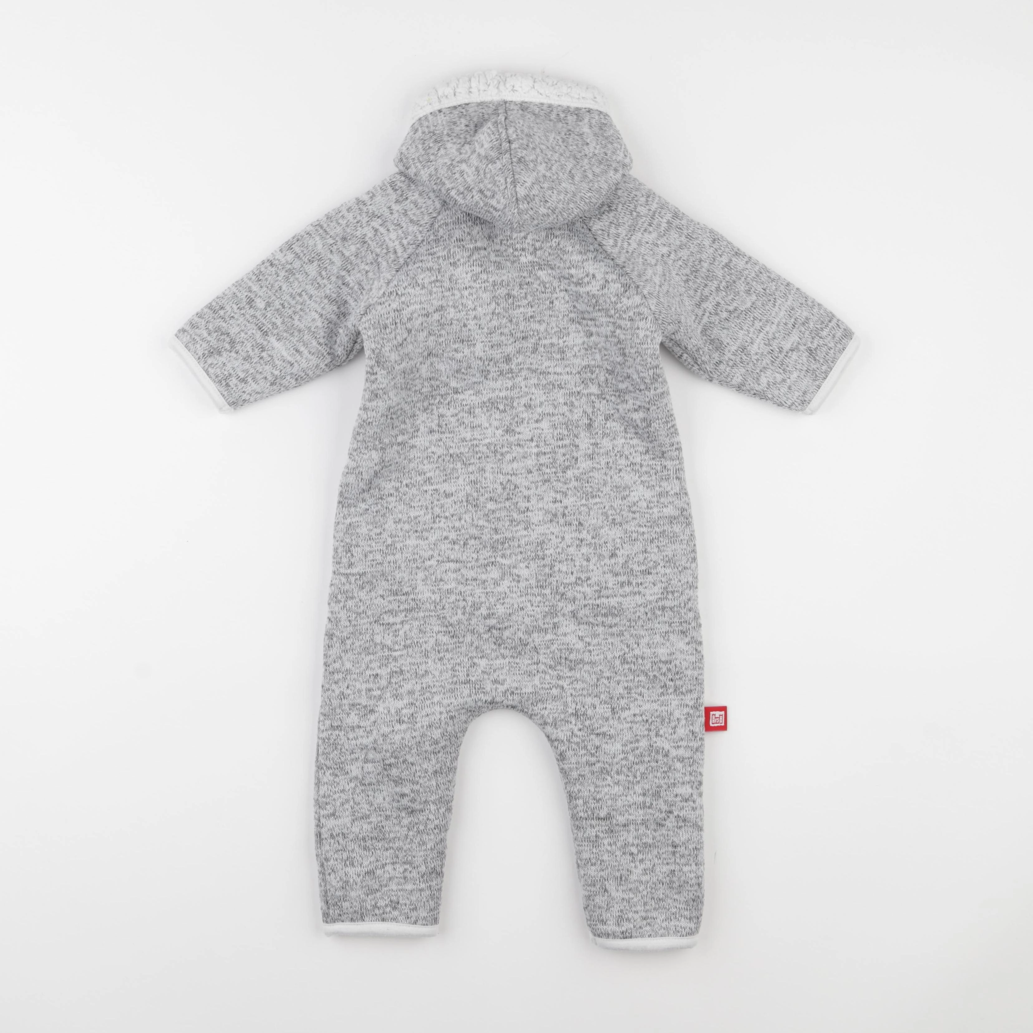 Red Castle - sur-pyjama gris - 6/12 mois