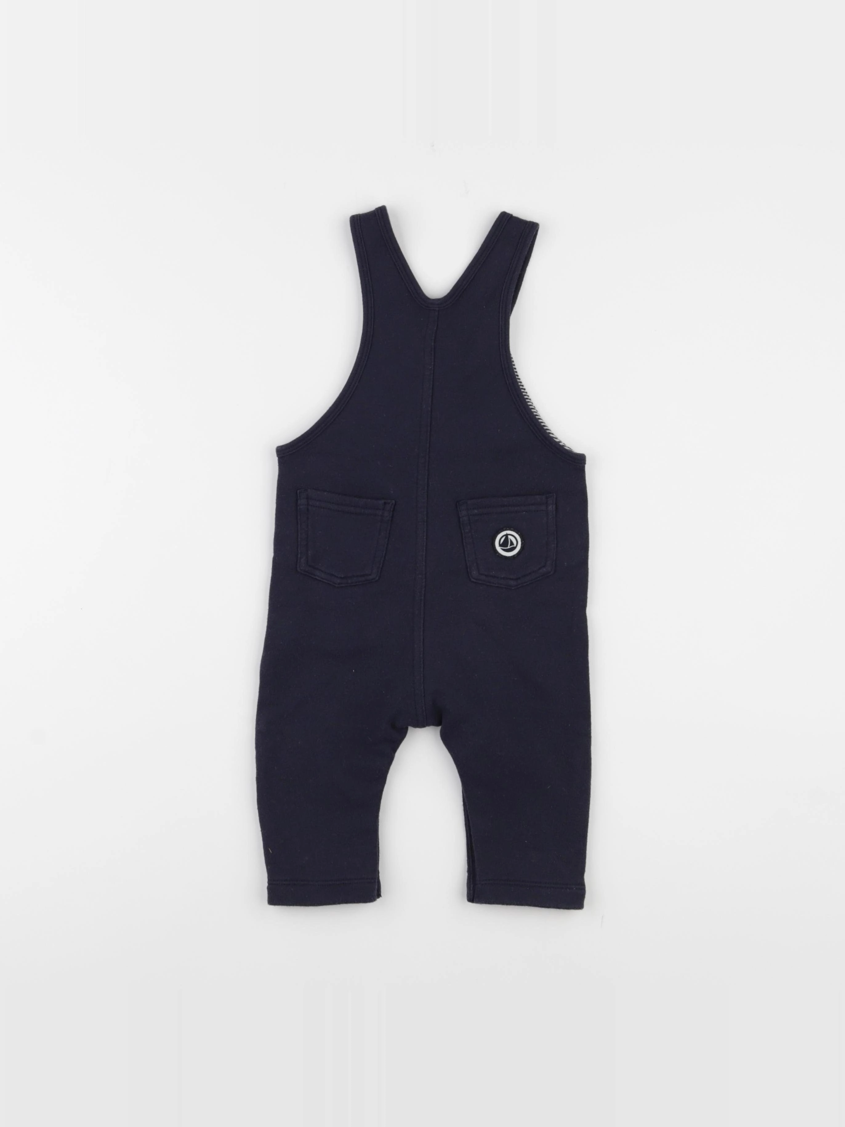 Petit Bateau - salopette bleu - 6 mois