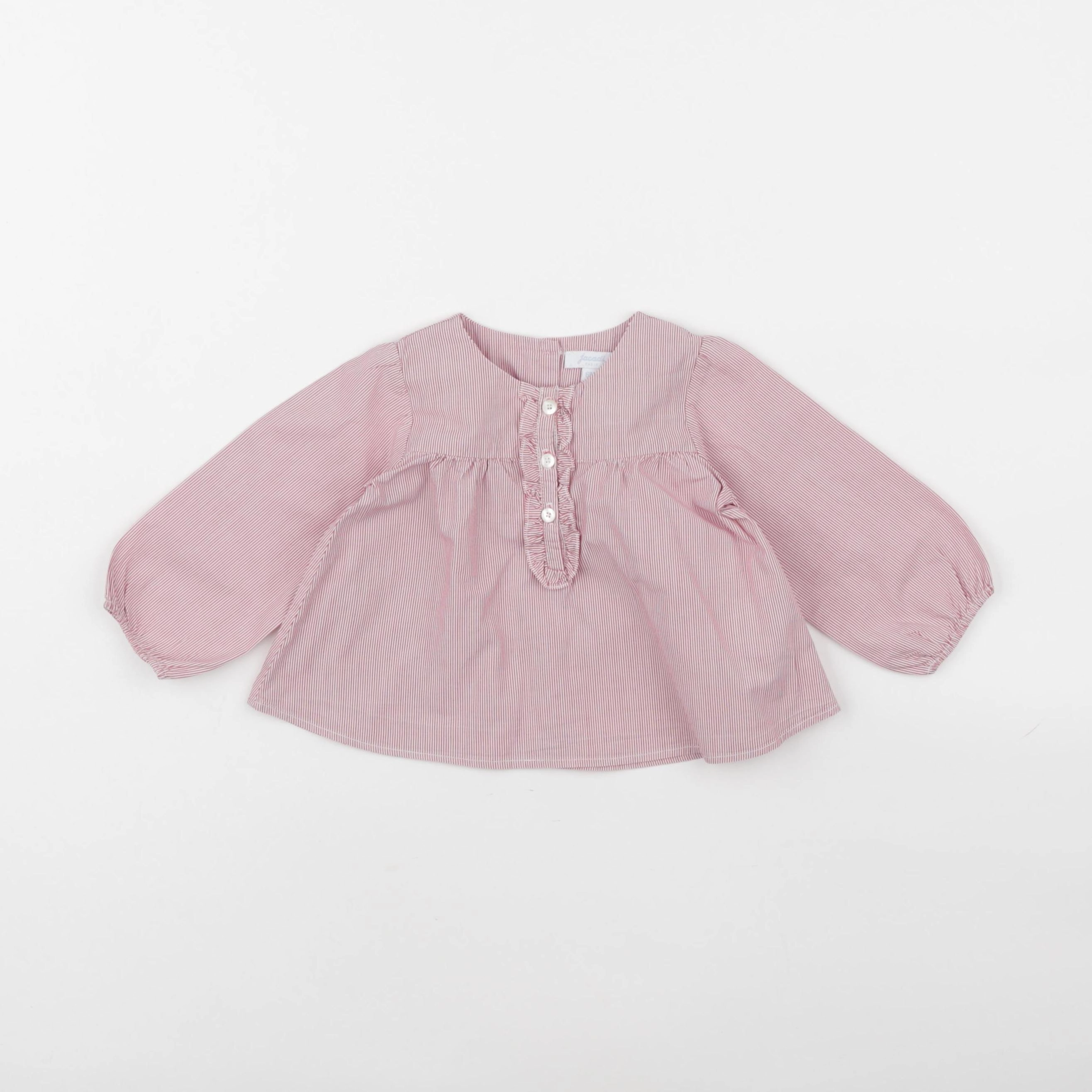 Jacadi - blouse rouge - 6 mois