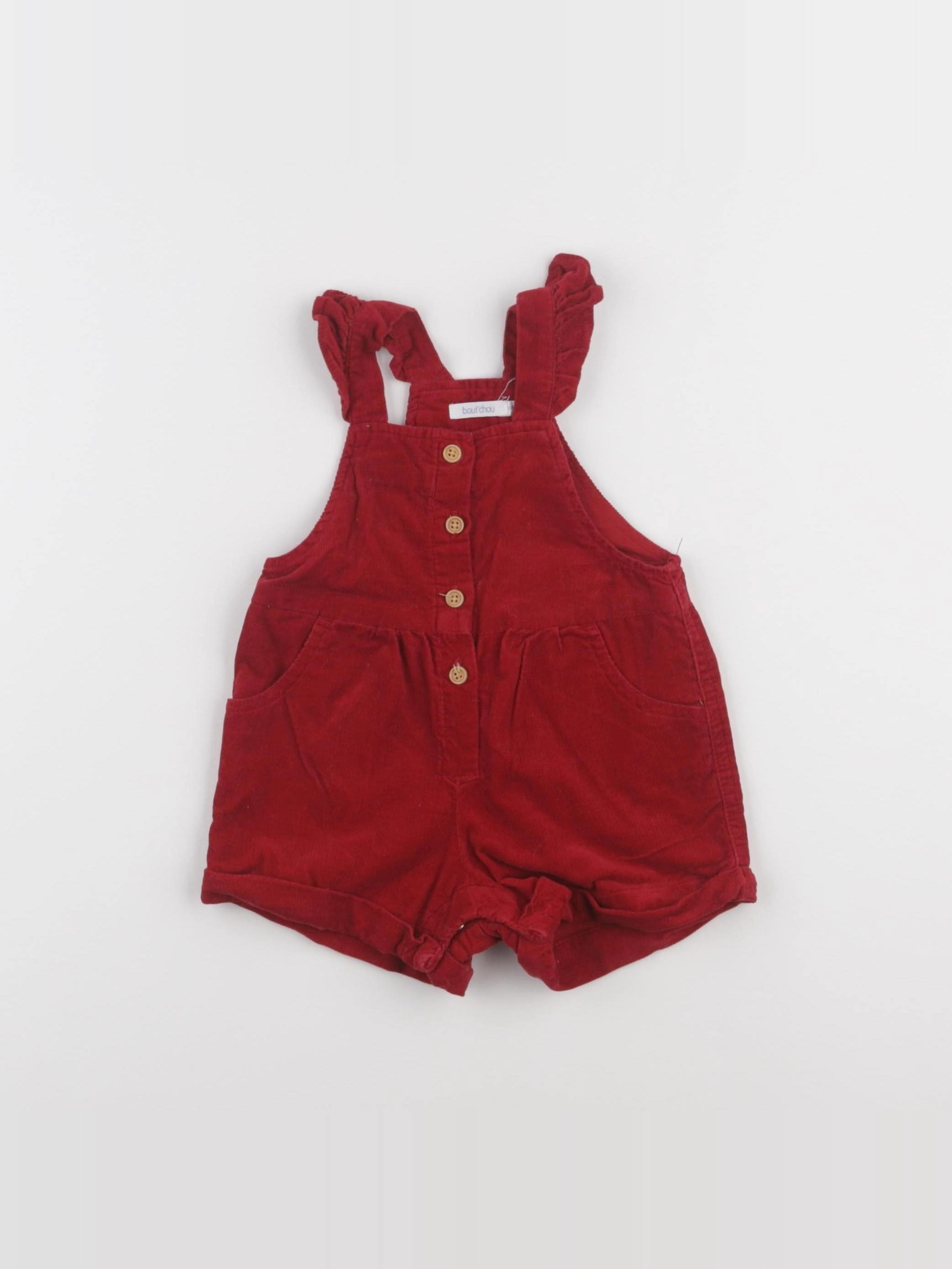 Boutchou - salopette rouge - 6 mois