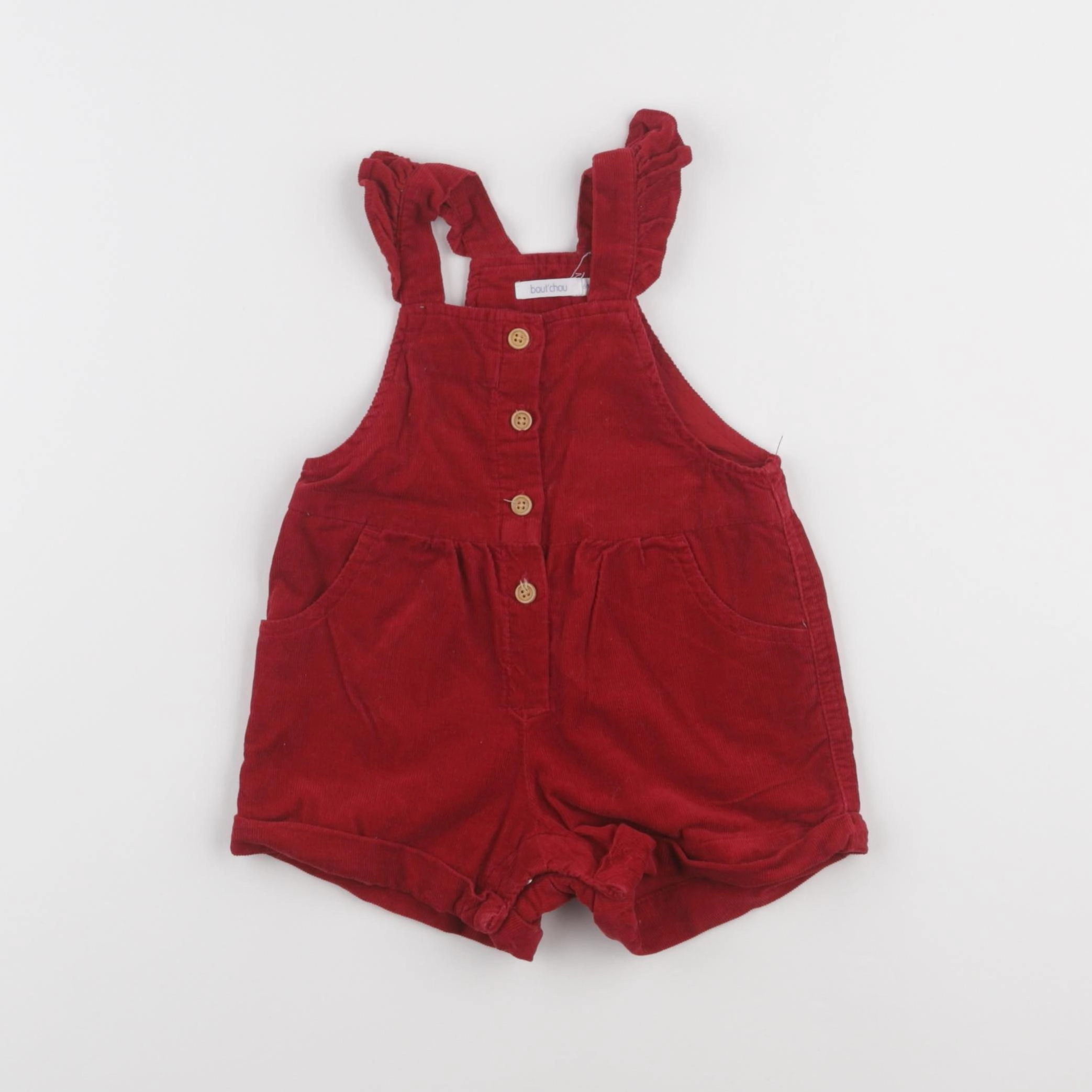 Boutchou - salopette rouge - 6 mois