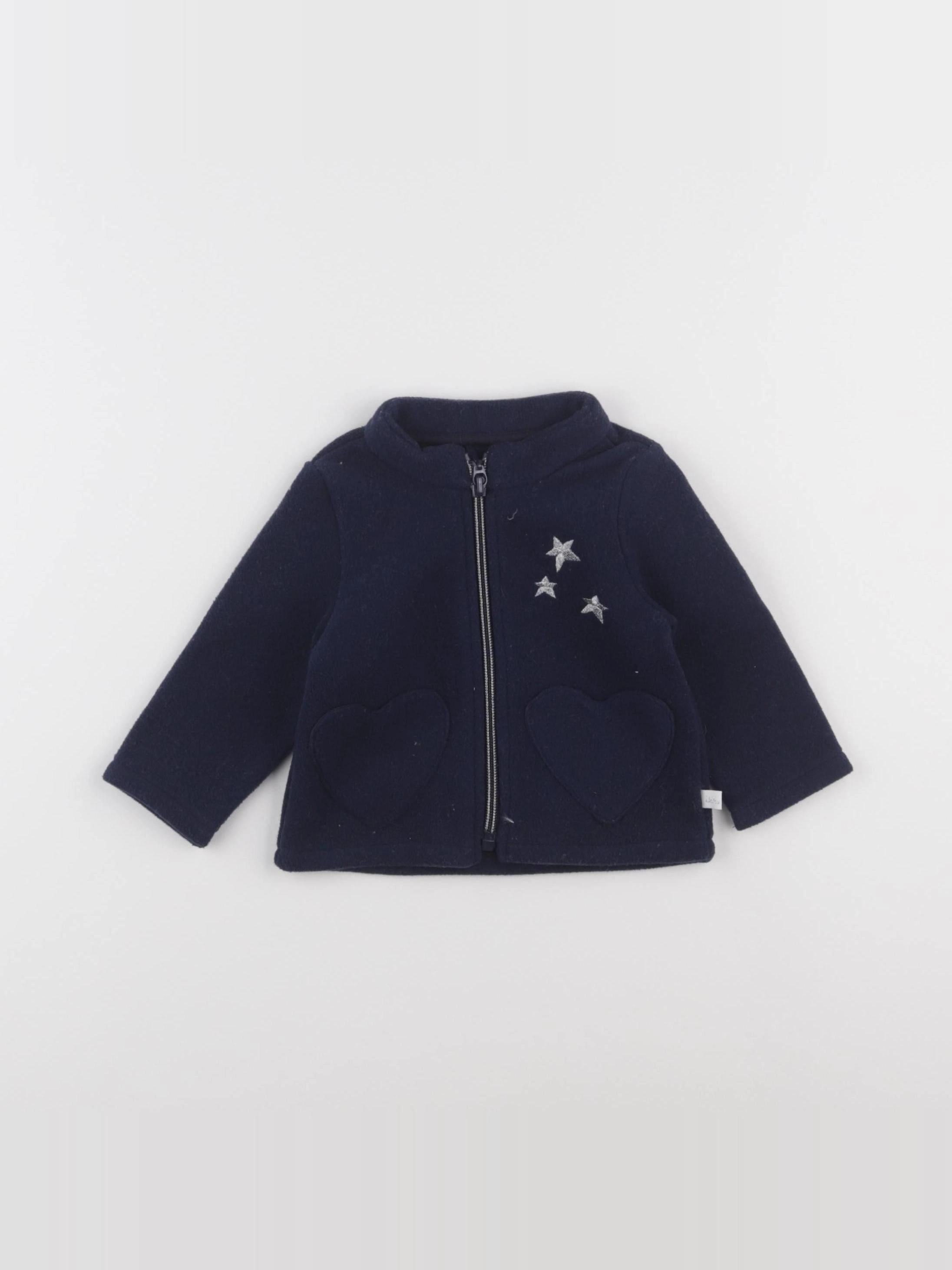IKKS - polaire bleu - 6 mois