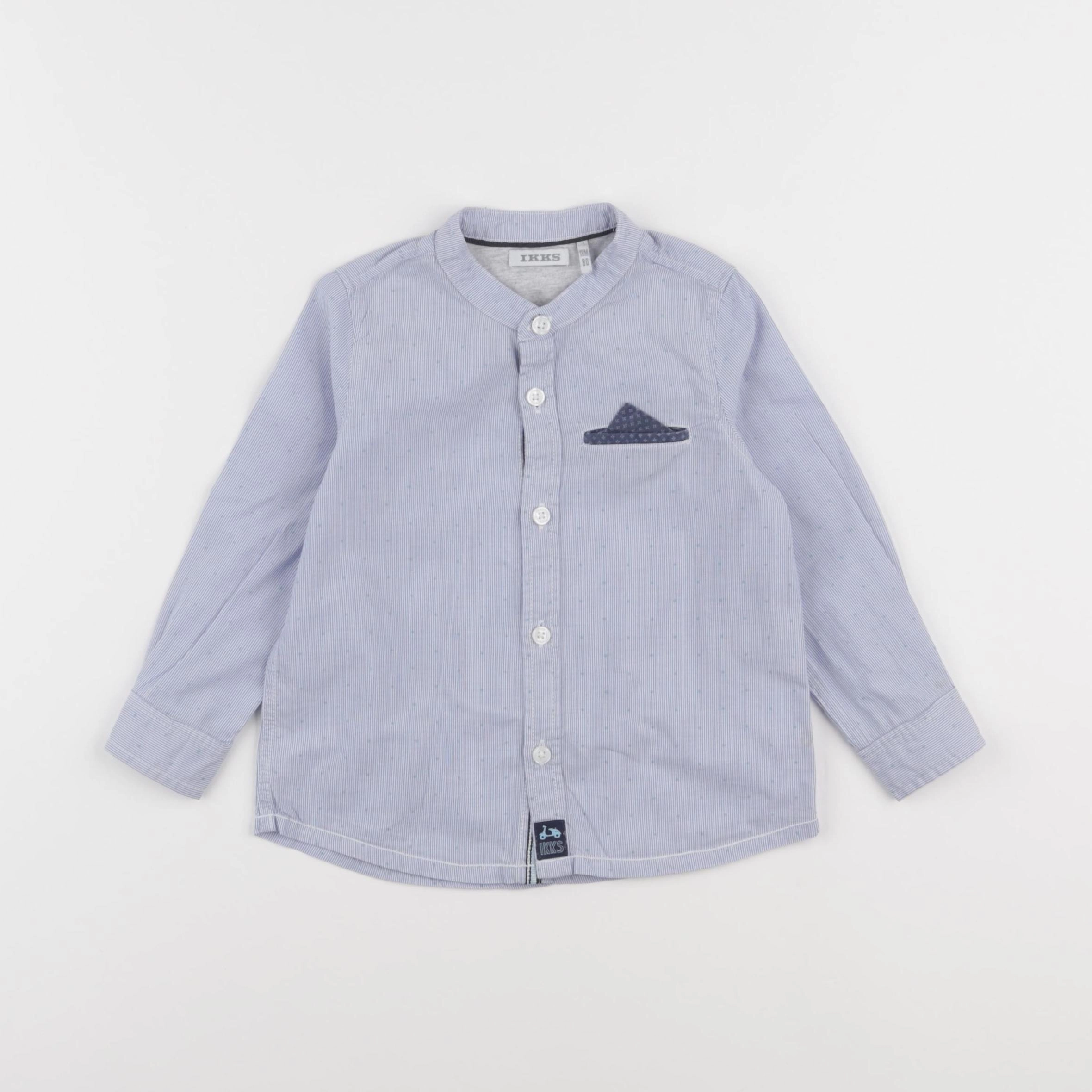 IKKS - chemise bleu - 18 mois