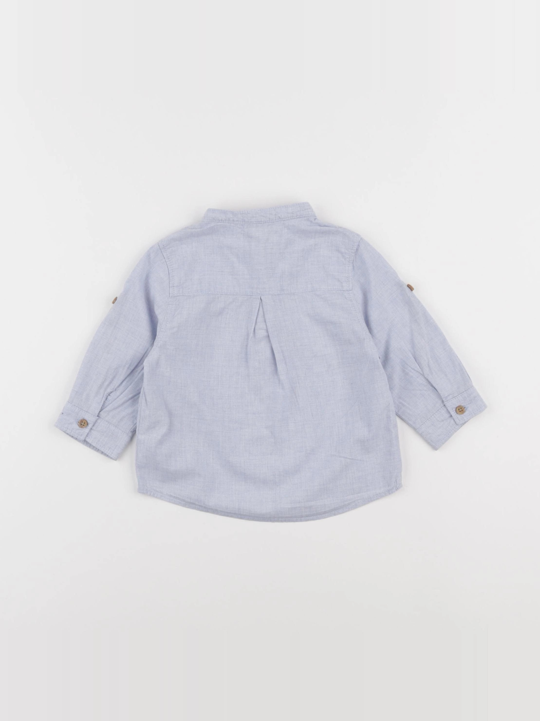 Tape à l'oeil - chemise bleu - 6 mois