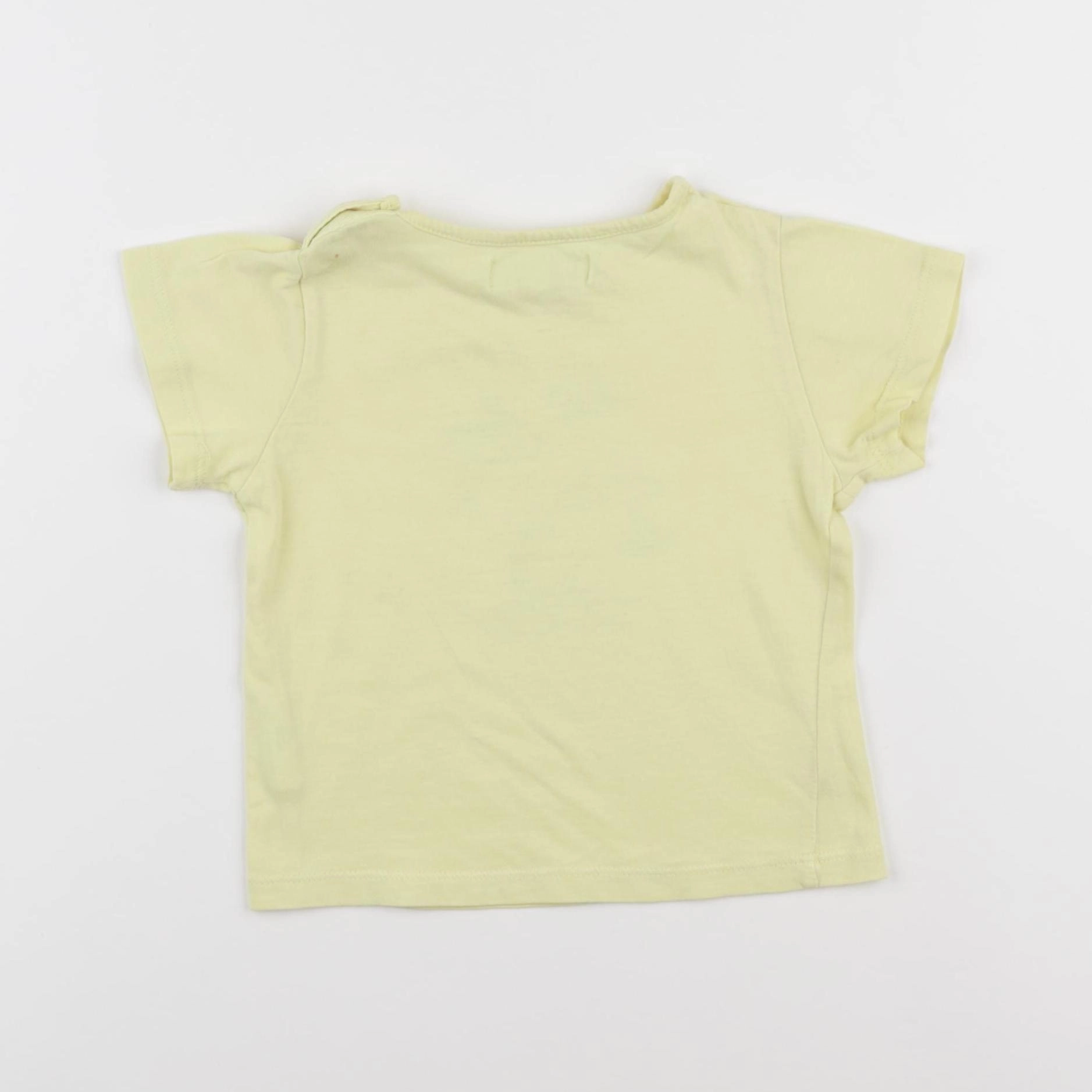 Cadet Rousselle - tee-shirt jaune - 12 mois