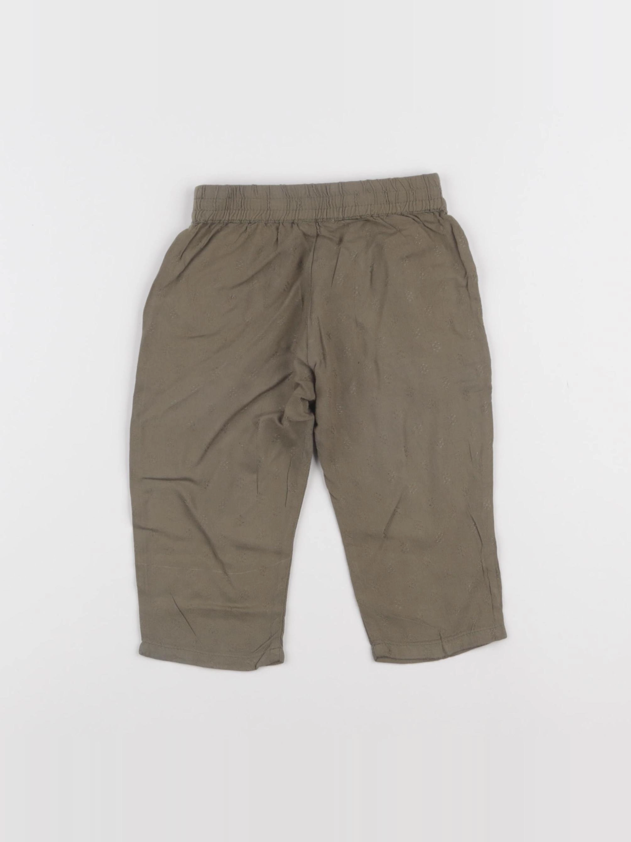 IKKS - pantalon vert - 12 mois