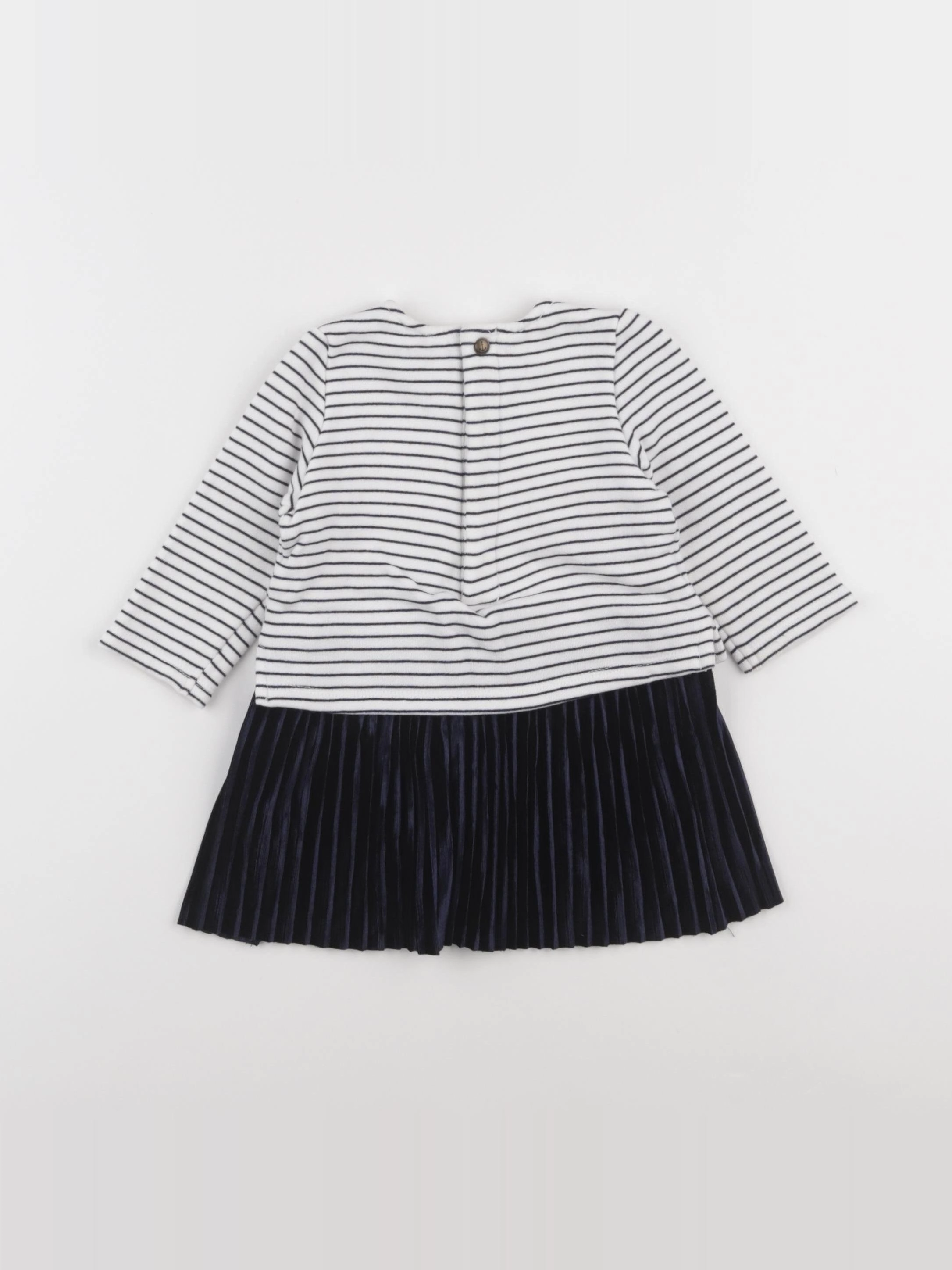 IKKS - robe bleu - 6 mois