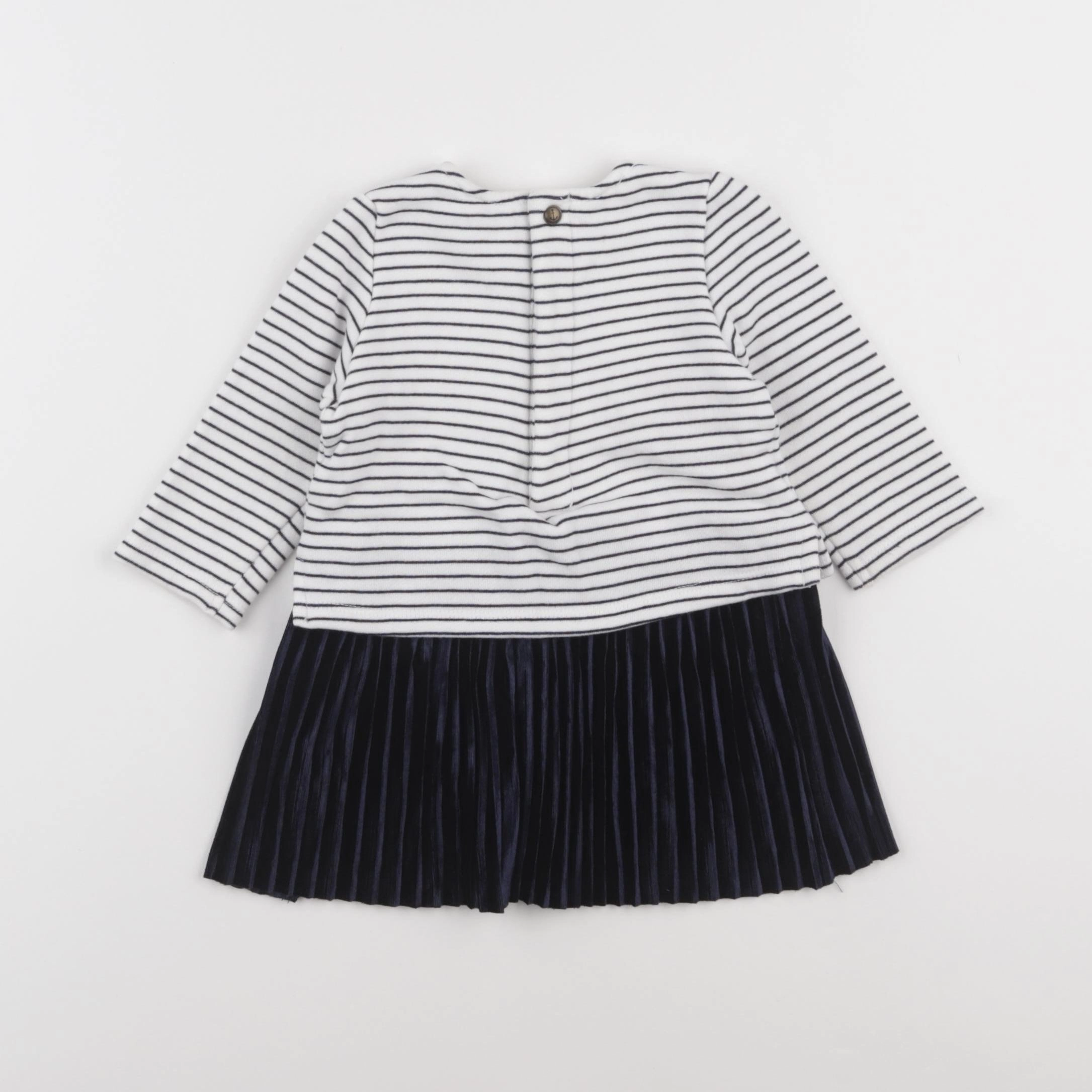 IKKS - robe bleu - 6 mois