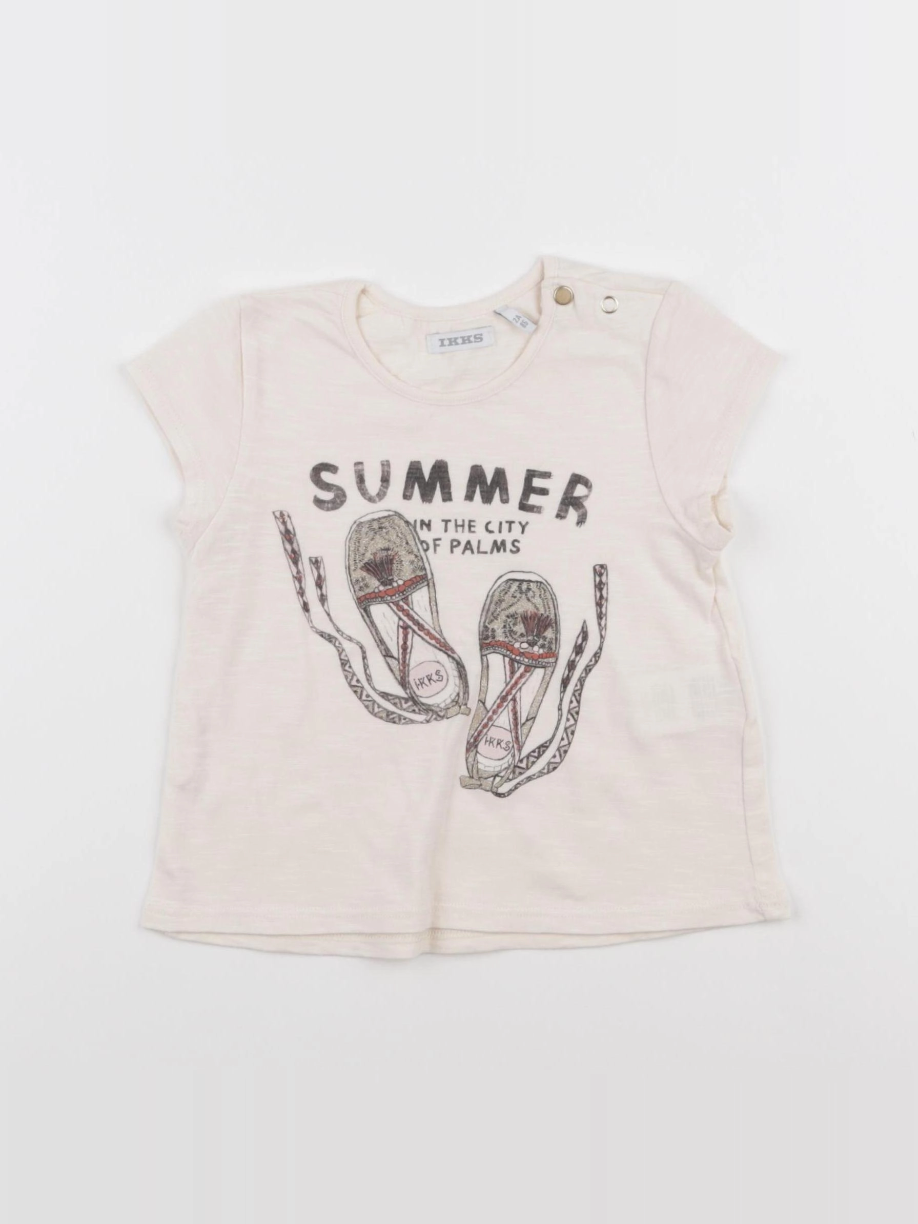 IKKS - tee-shirt multicolore - 2 ans