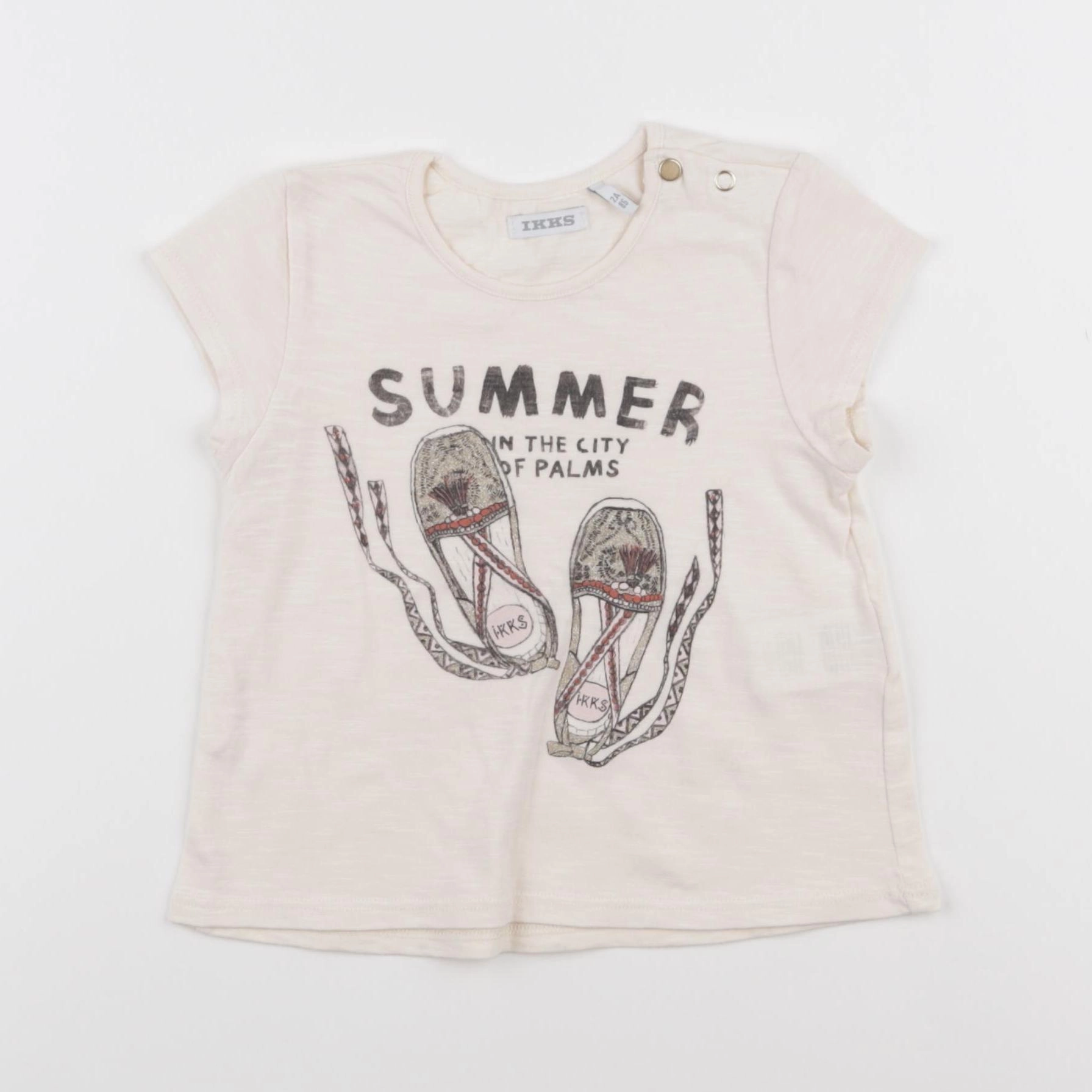 IKKS - tee-shirt multicolore - 2 ans