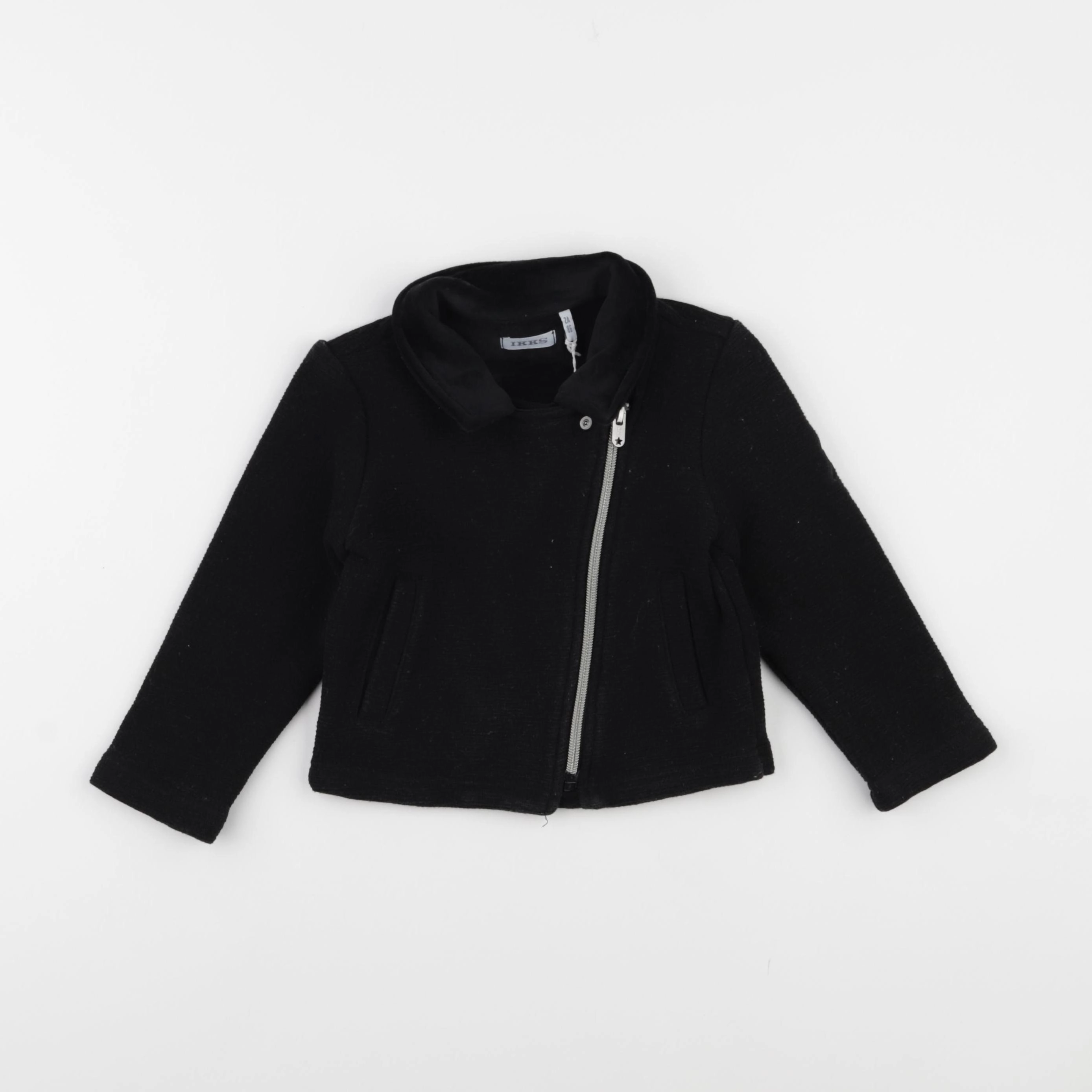 IKKS - veste doublé noir - 2 ans