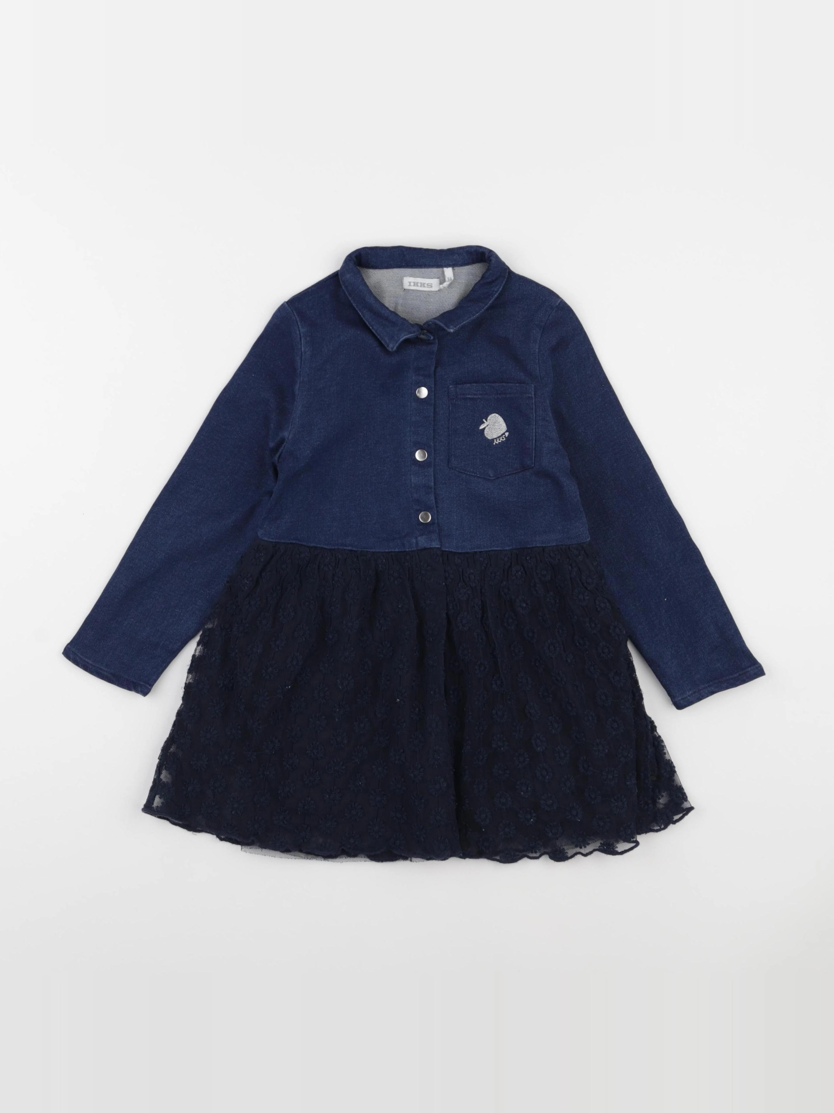 IKKS - robe bleu - 3 ans