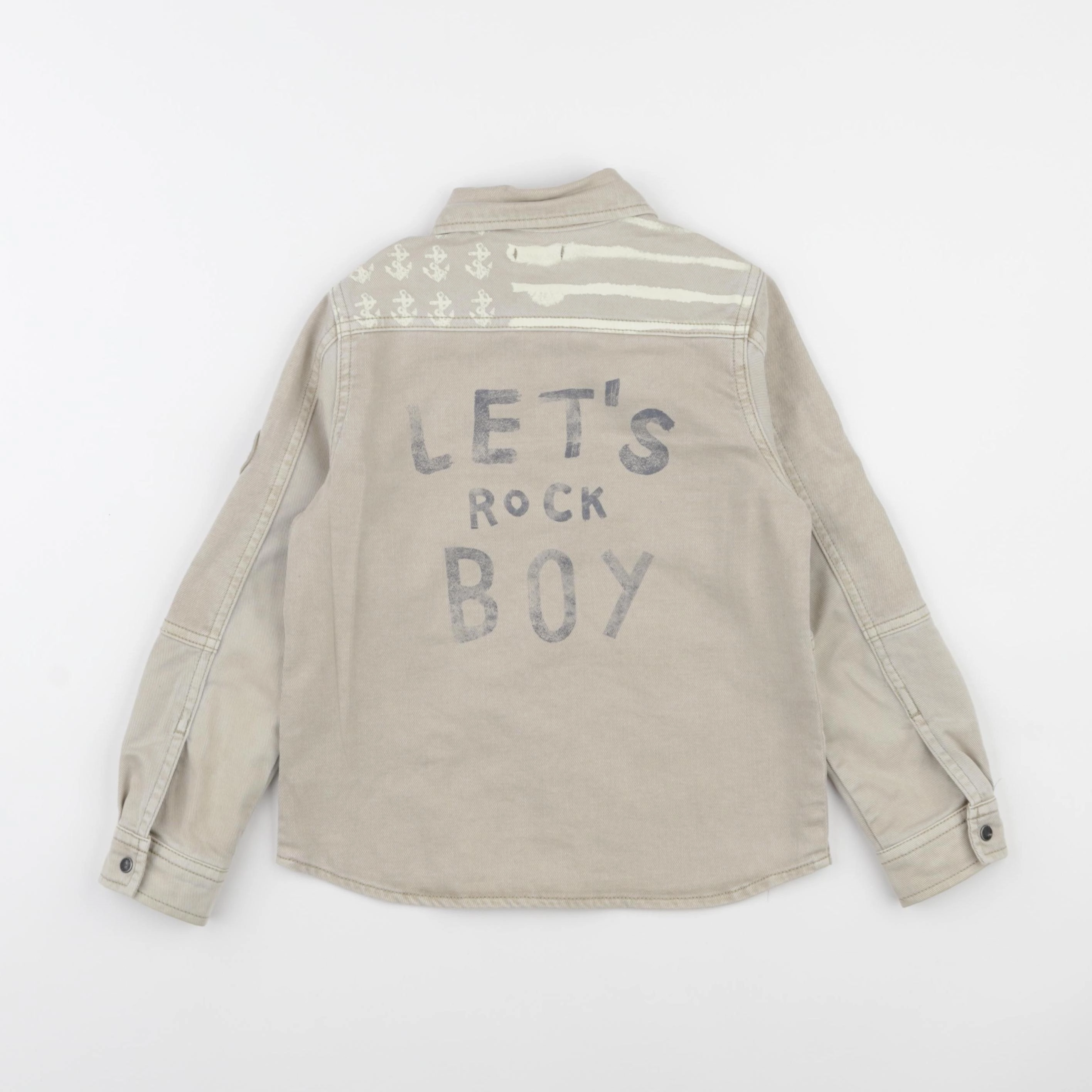 IKKS - veste imprimé au dos marron - 5 ans