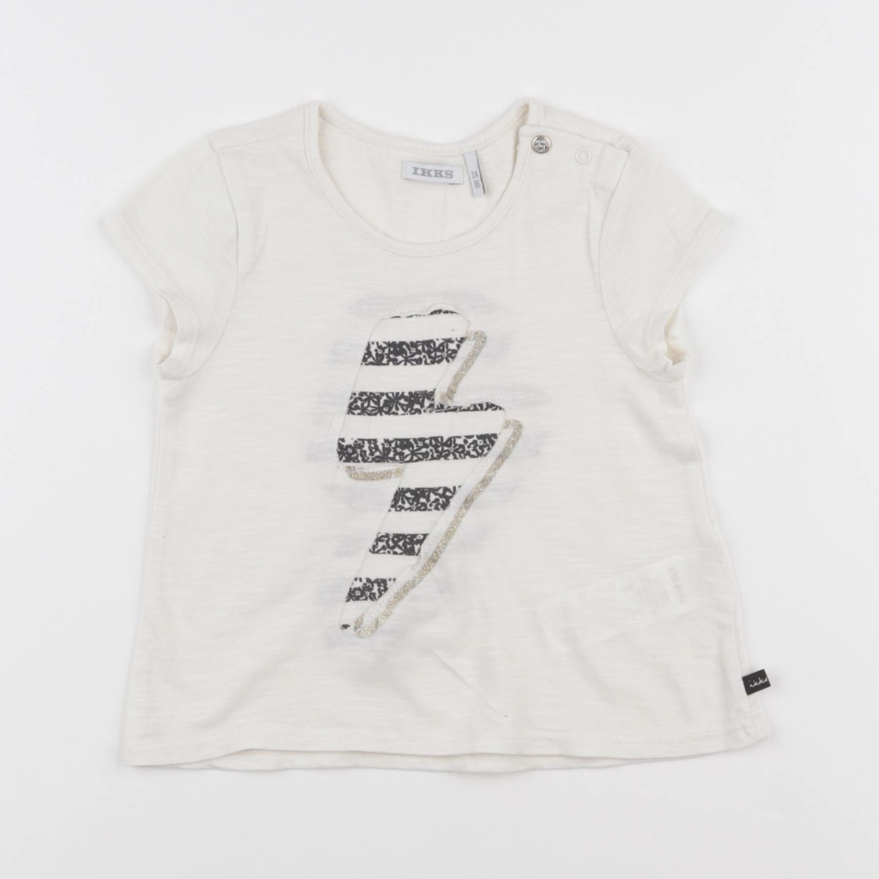 IKKS - tee-shirt multicolore - 2 ans