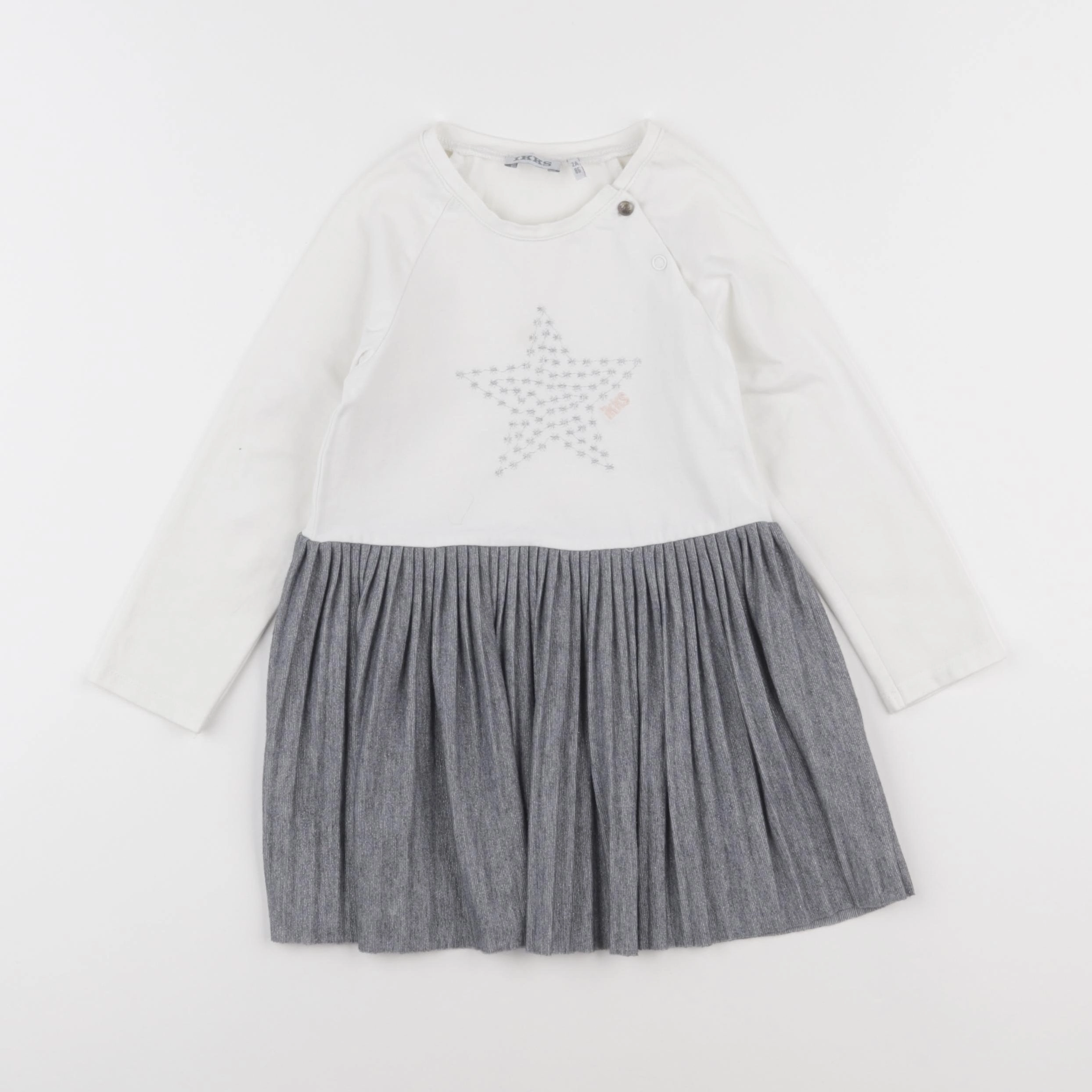 IKKS - robe gris - 2 ans