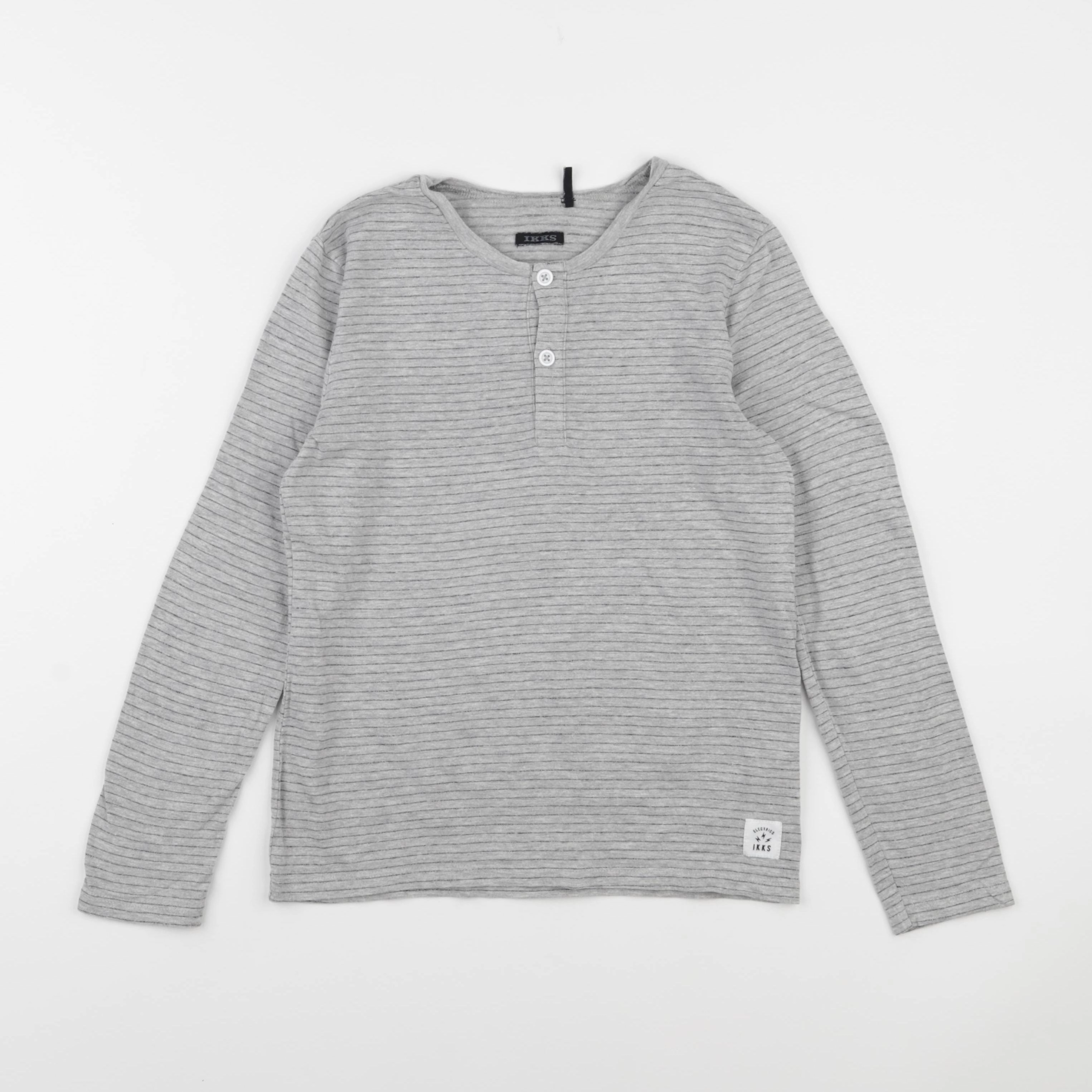 IKKS - tee-shirt gris - 8 ans