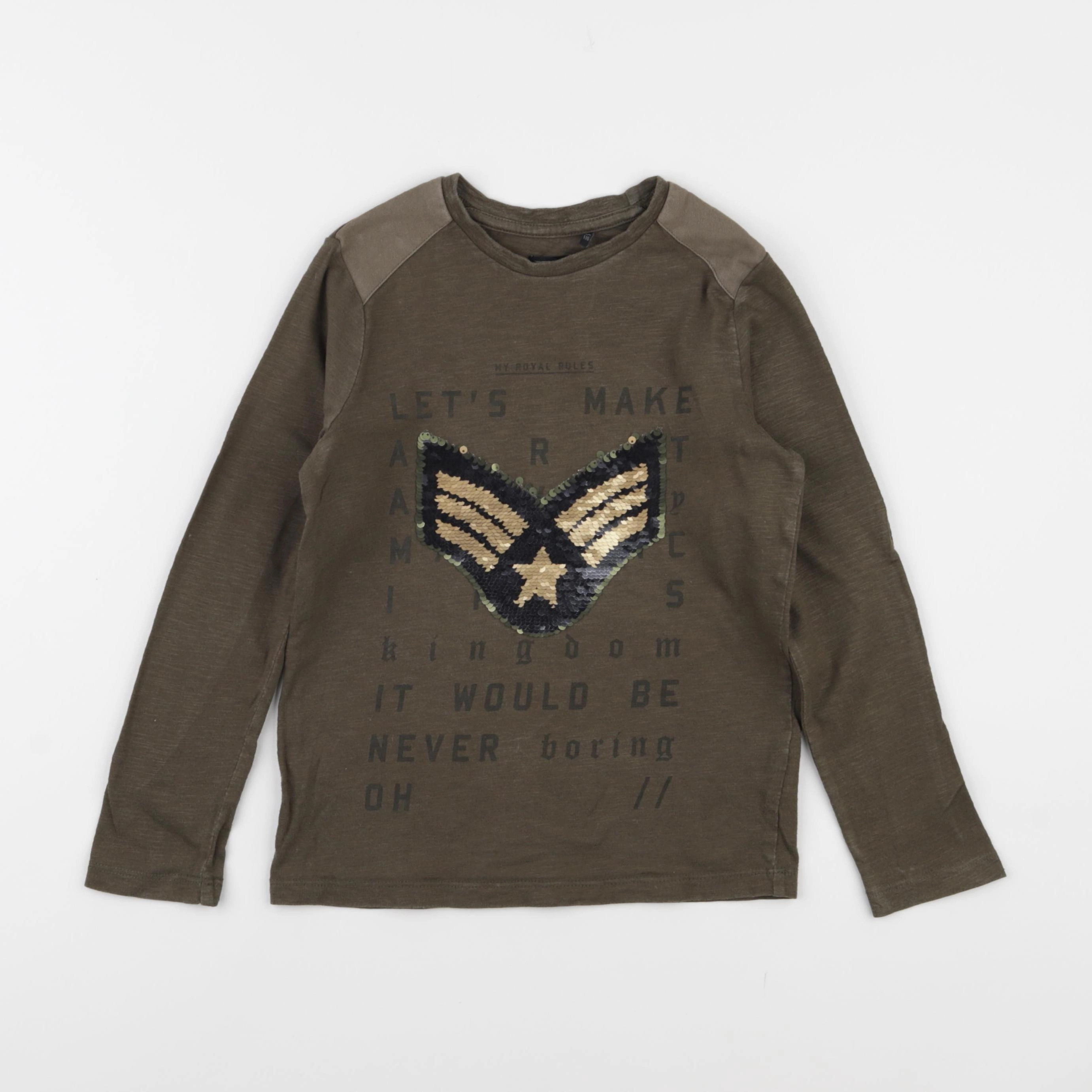 IKKS - tee-shirt vert - 6 ans