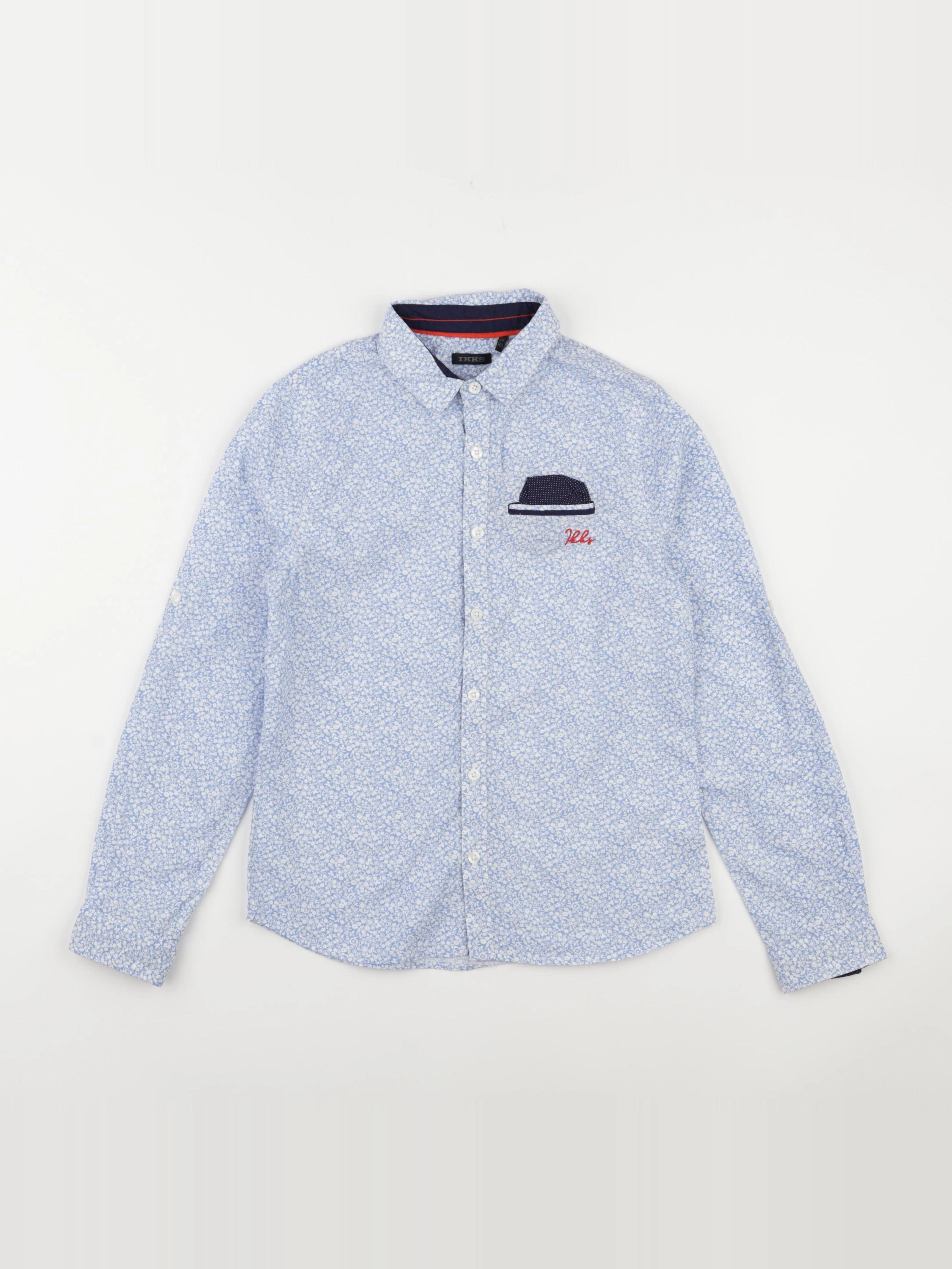 IKKS - chemise bleu - 10 ans