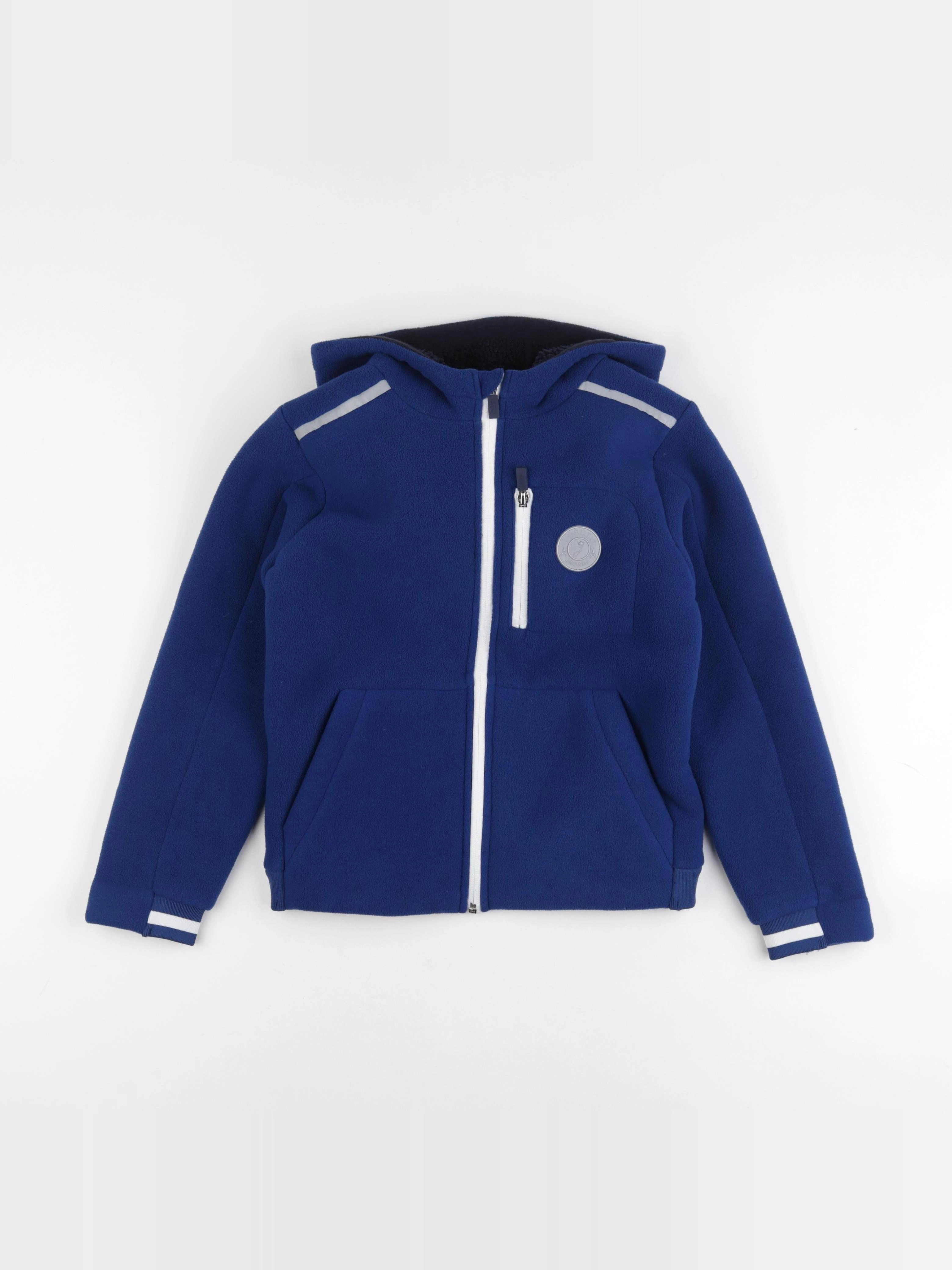 Jacadi - veste doublé bleu - 10 ans