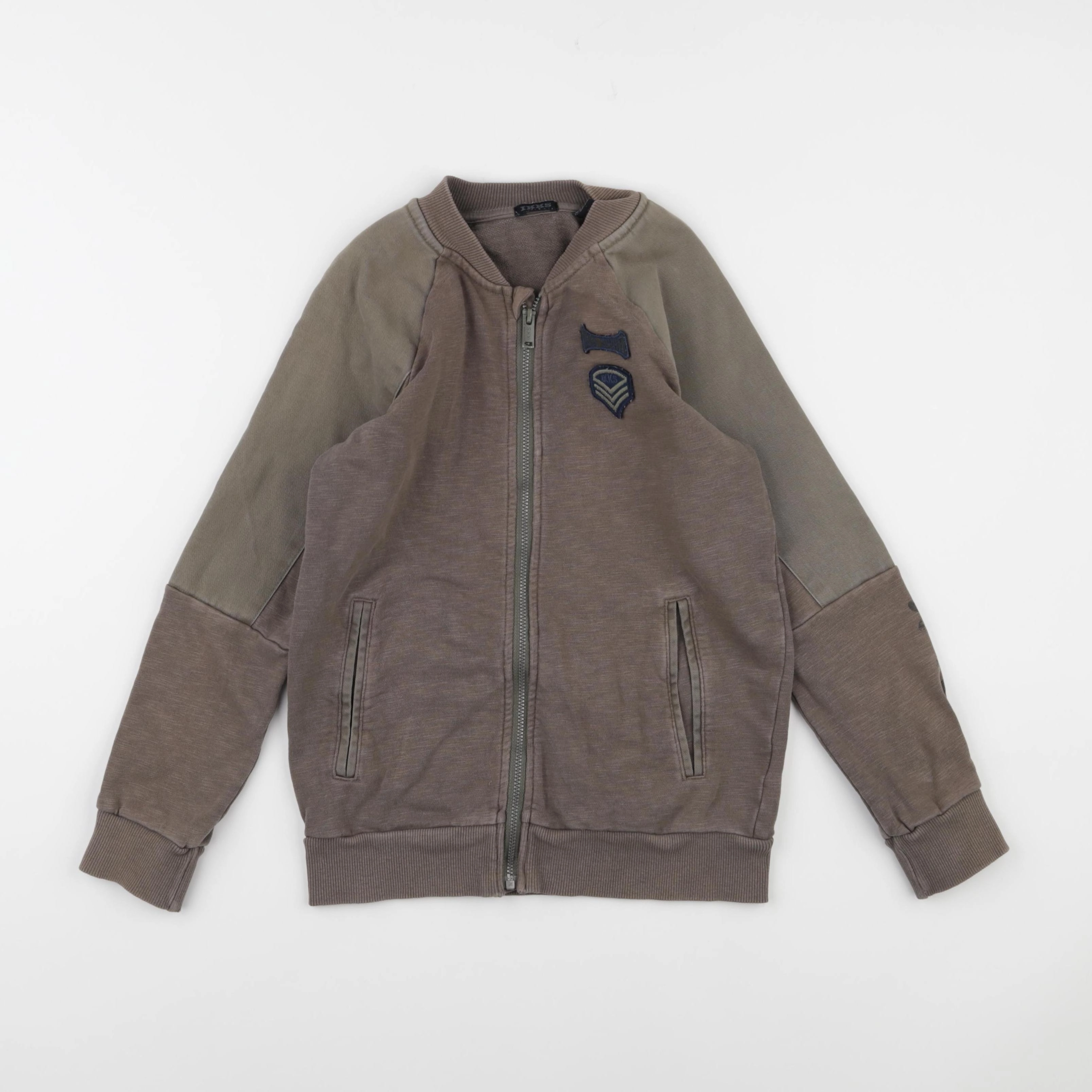 IKKS - veste imprimé au dos vert - 8 ans