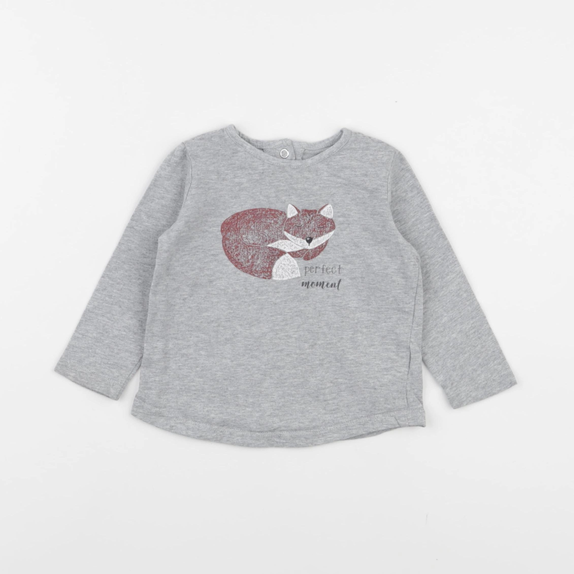 La Redoute - tee-shirt gris - 9 mois