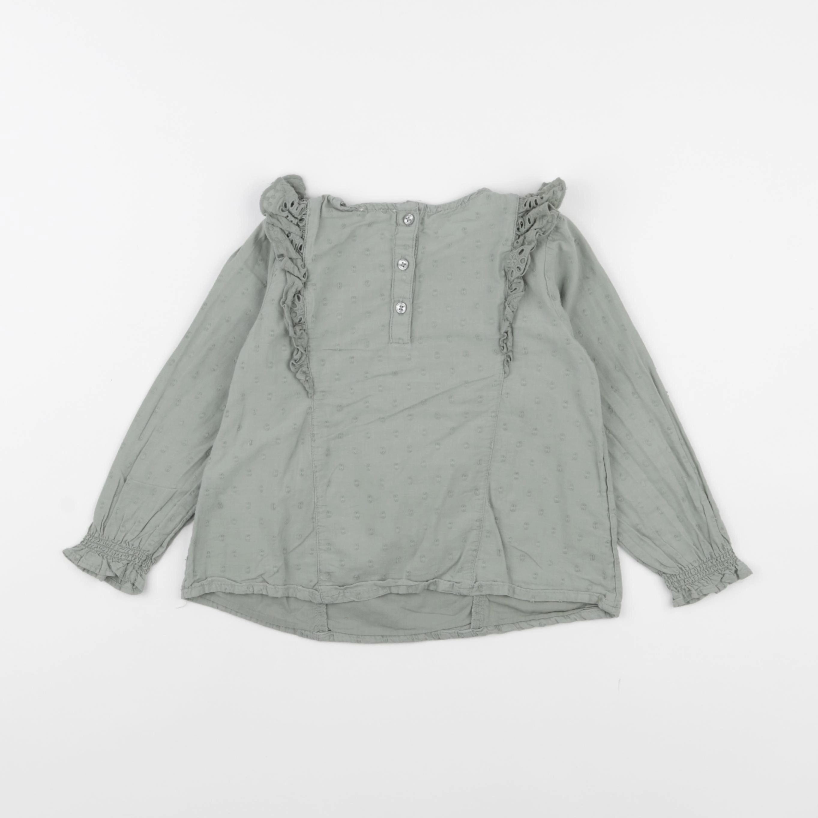 Vertbaudet - blouse vert - 4 ans