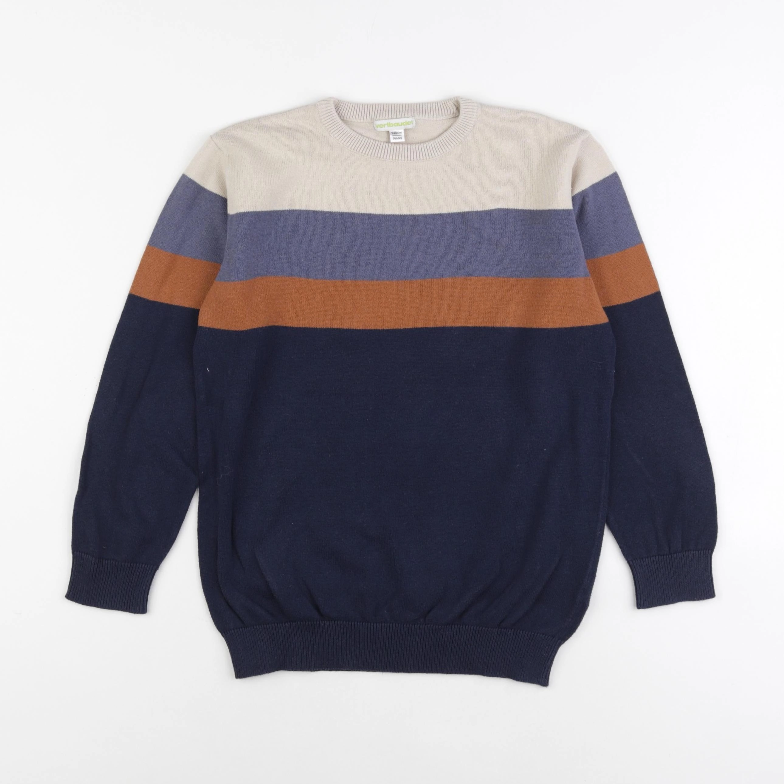 Vertbaudet - pull bleu - 10 ans