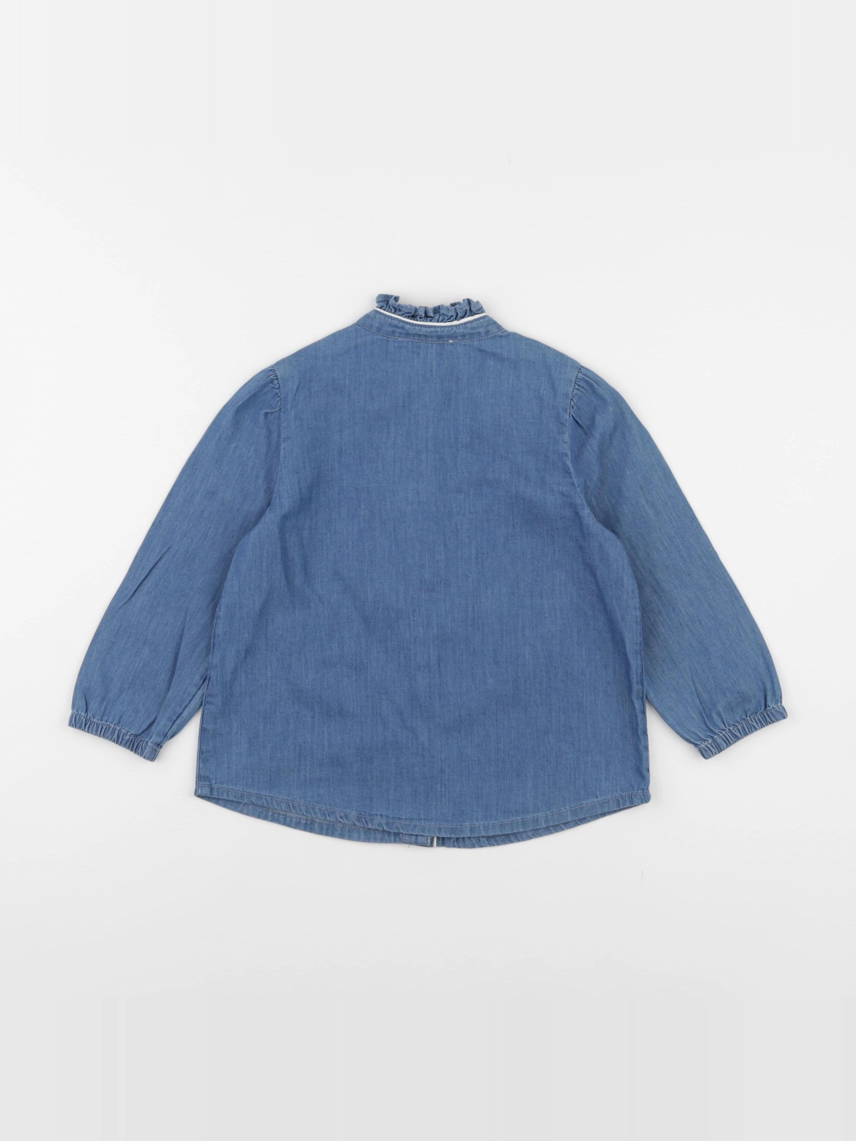 Monoprix - chemise bleu - 3 ans