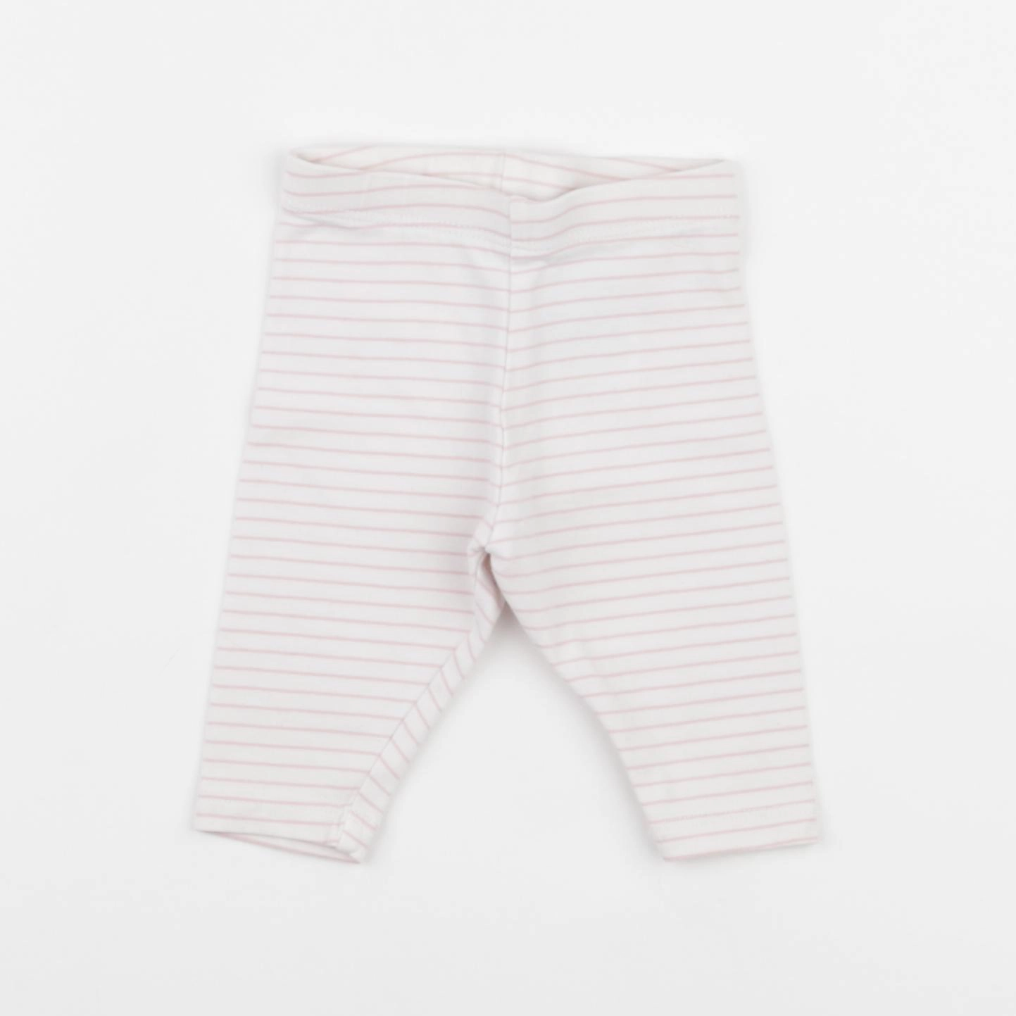 H&M - legging blanc, rose - 0/1 mois