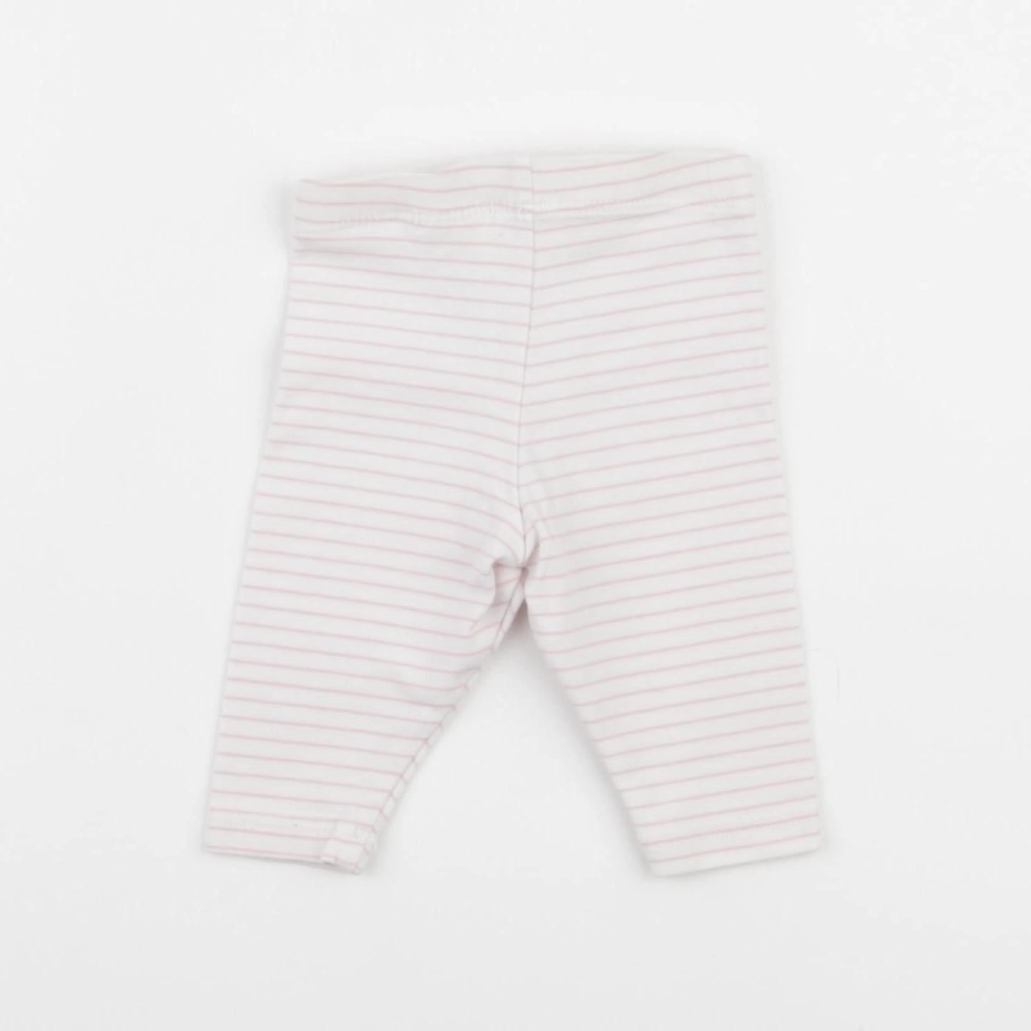 H&M - legging blanc, rose - 0/1 mois