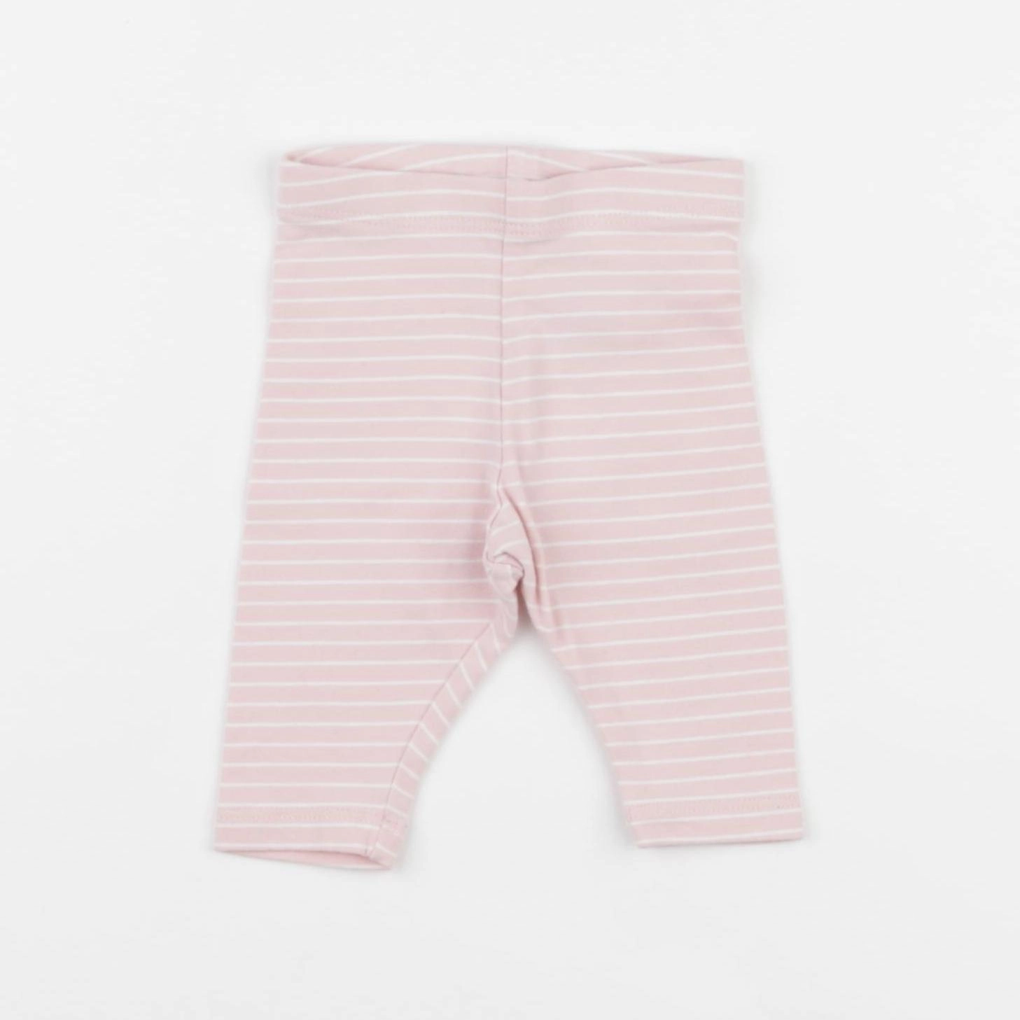 H&M - legging blanc, rose - 0/1 mois
