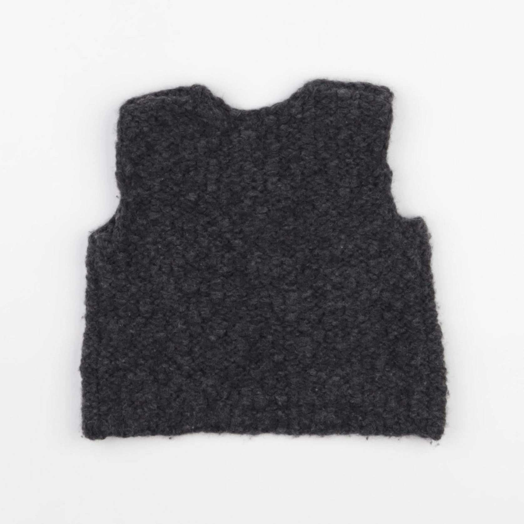 Bonton - gilet gris - 12 mois