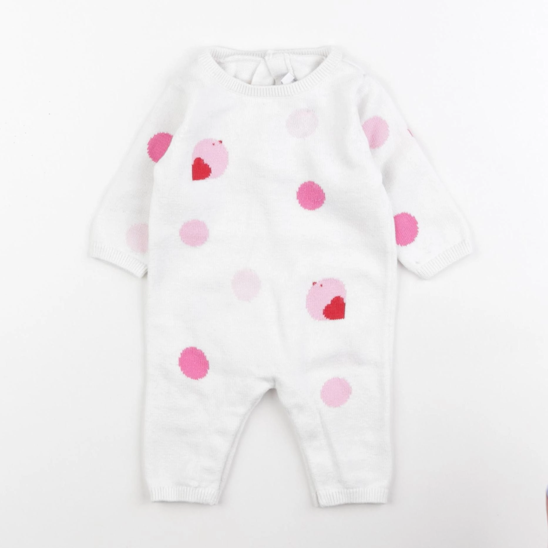 Jacadi - combinaison rose - 3 mois