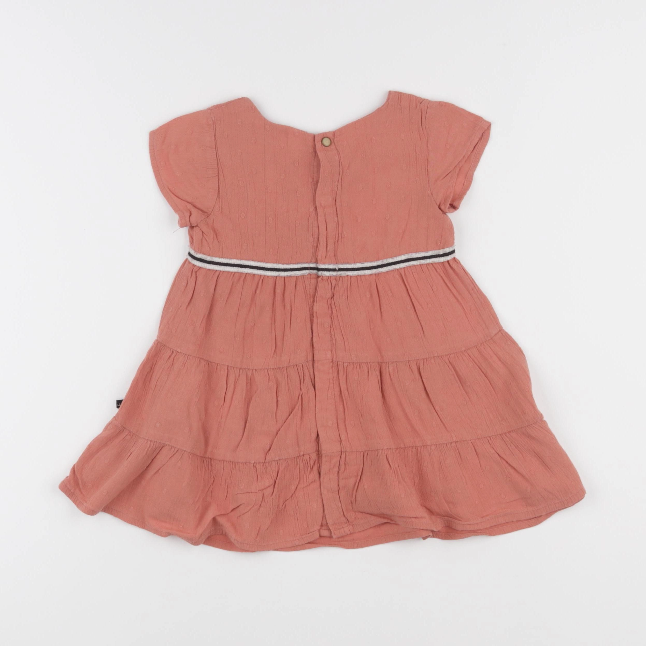 IKKS - robe rose - 12 mois