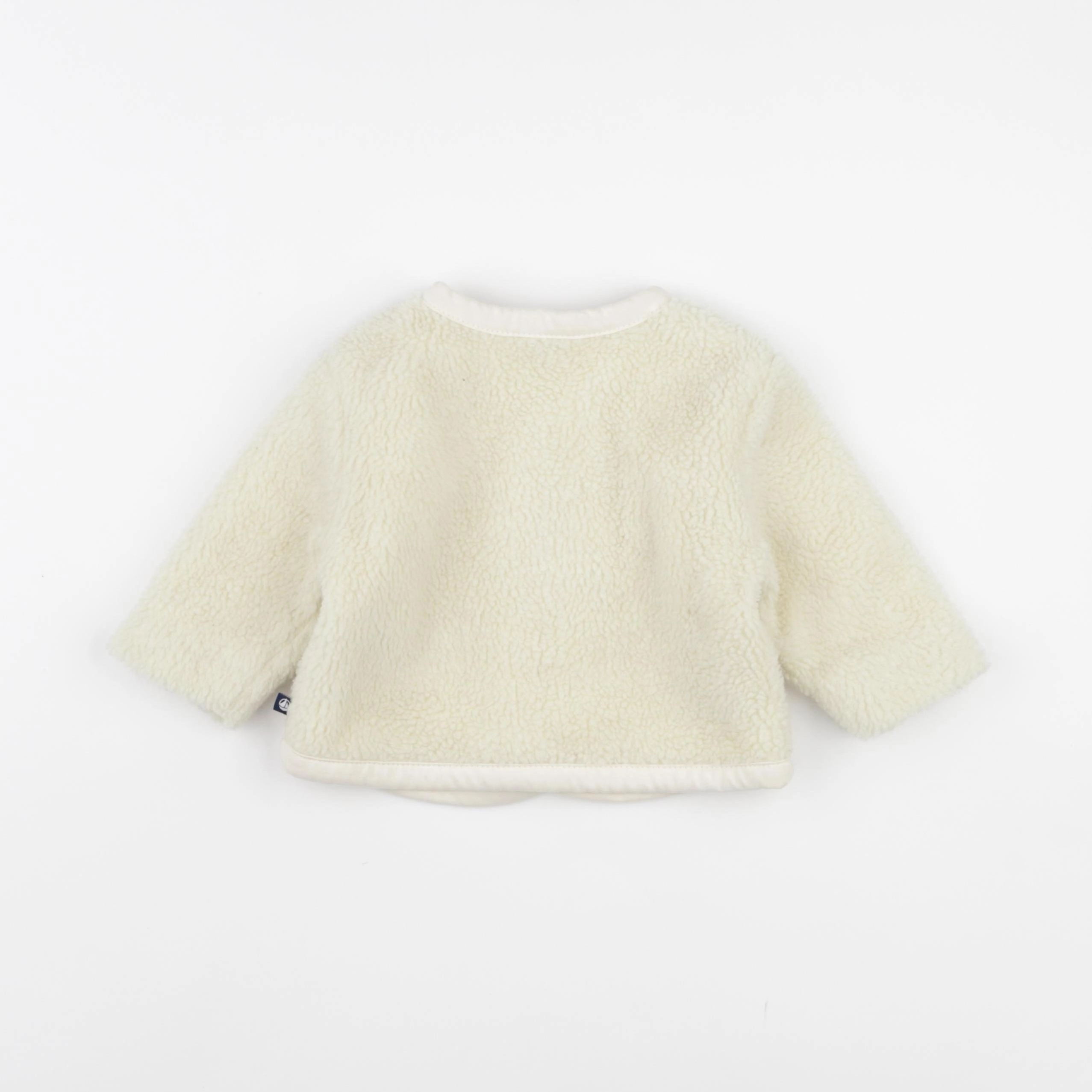 Petit Bateau - polaire blanc - 12 mois