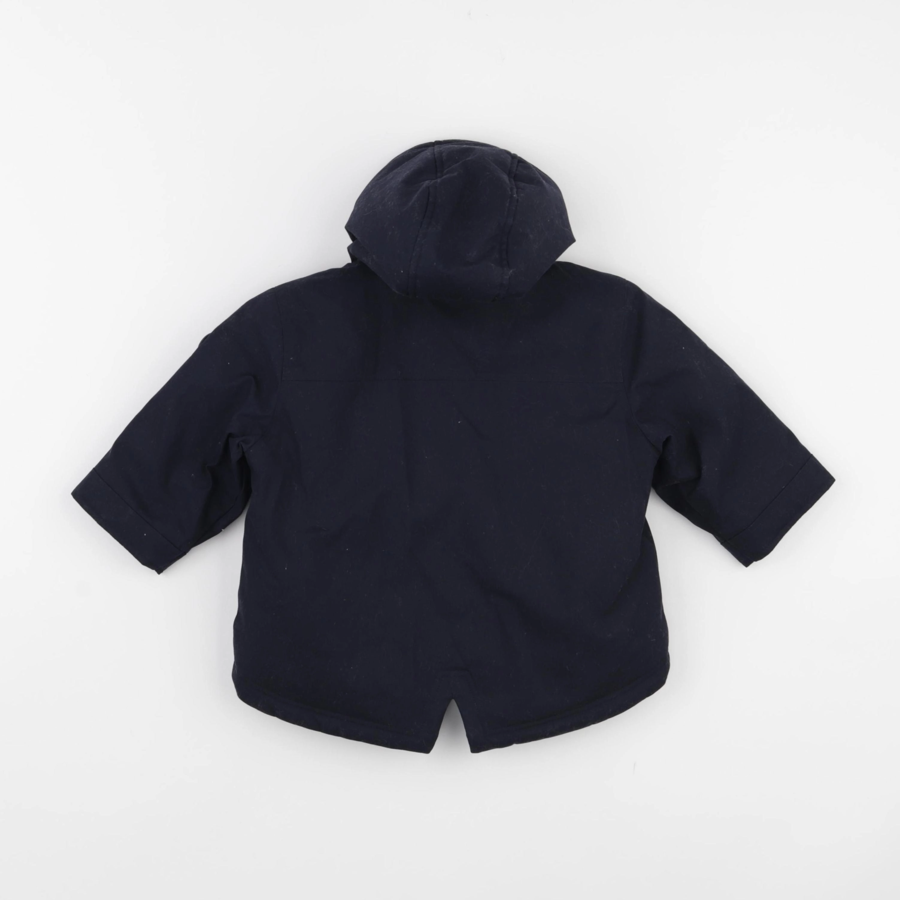 Petit Bateau - parka bleu - 12 mois