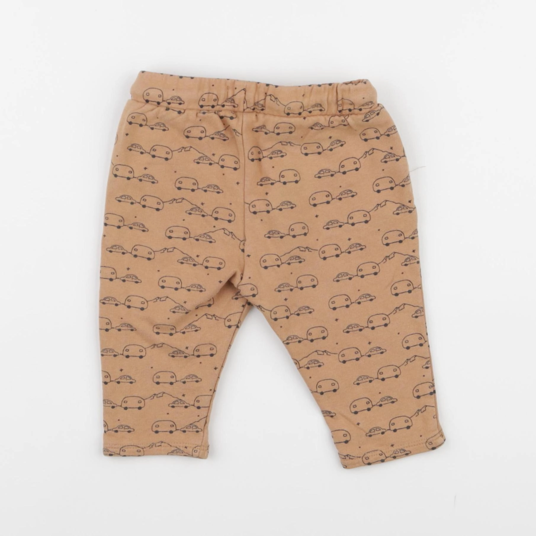 Vertbaudet - pantalon doublé marron - 9 mois