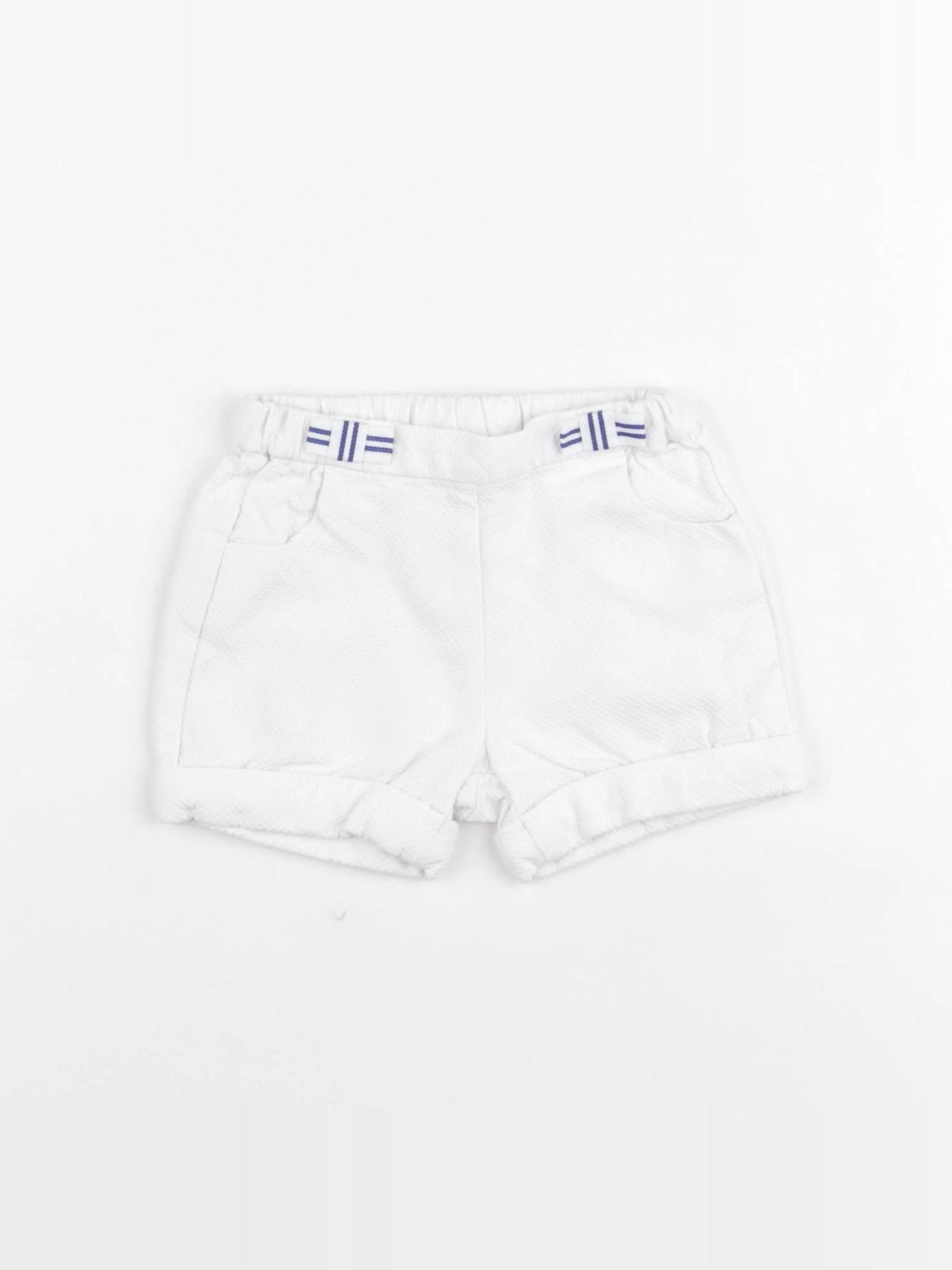 Jacadi - short blanc - 6 mois