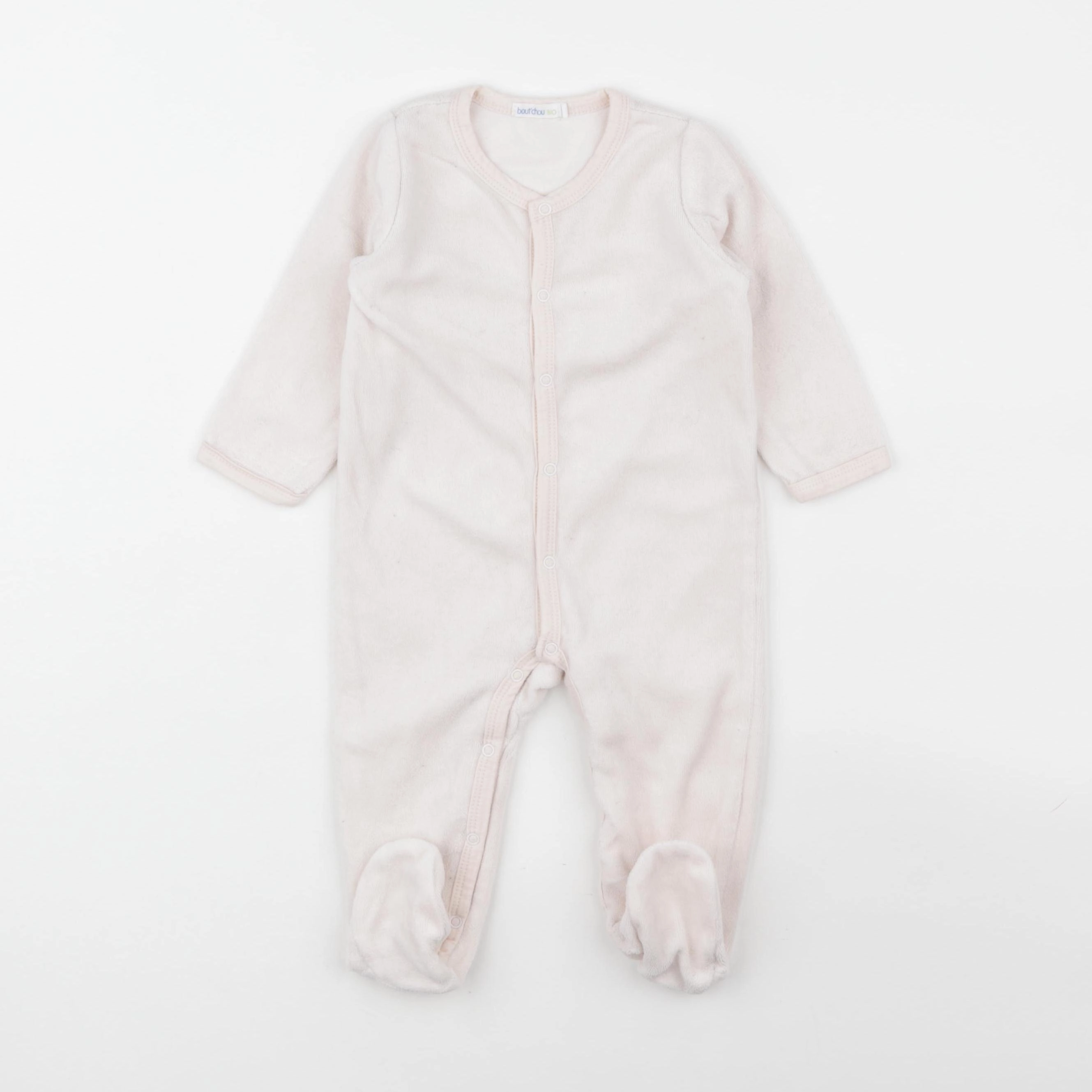 Boutchou - pyjama velours rose - 9 mois