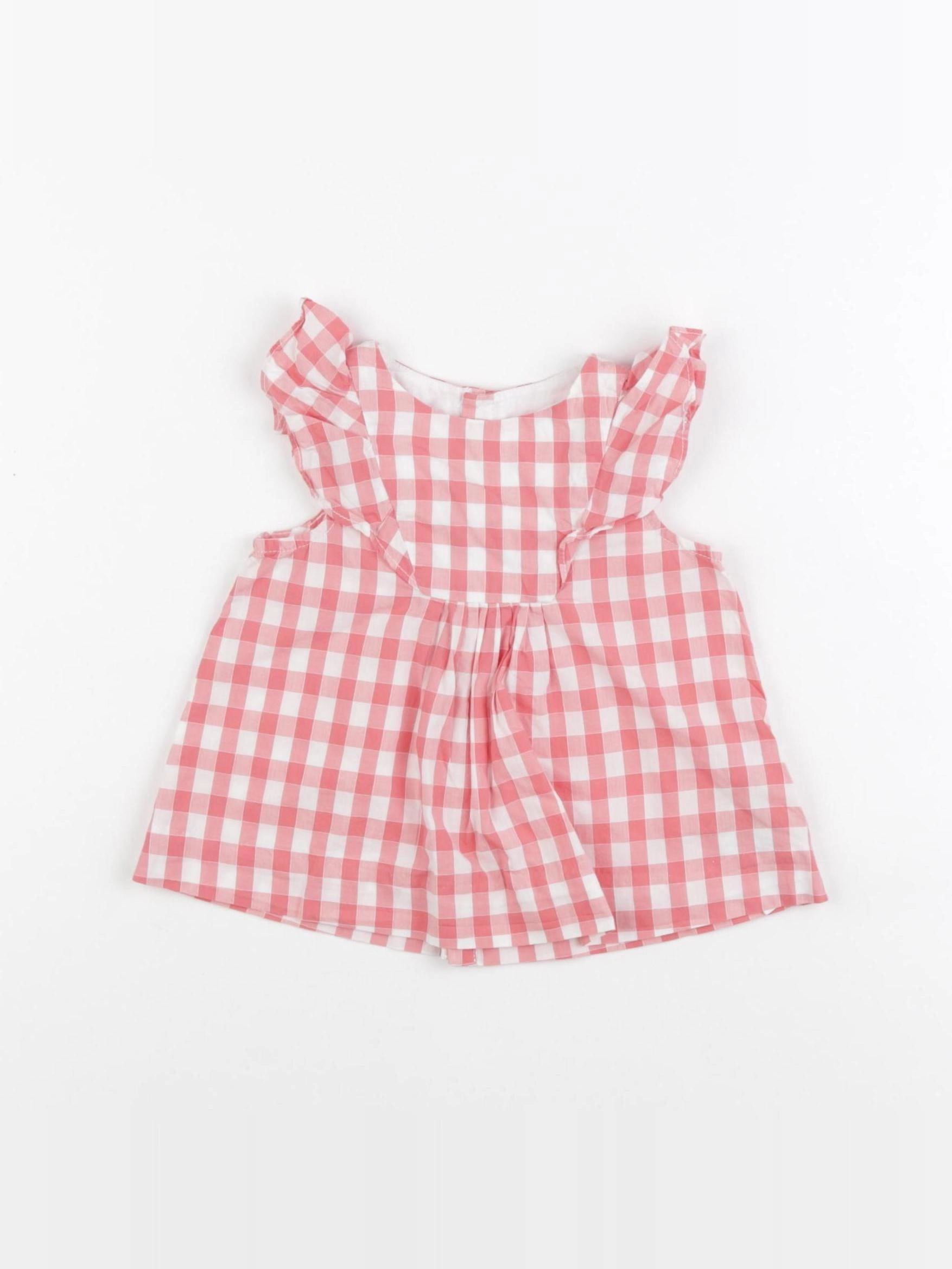 Jacadi - blouse rose - 12 mois