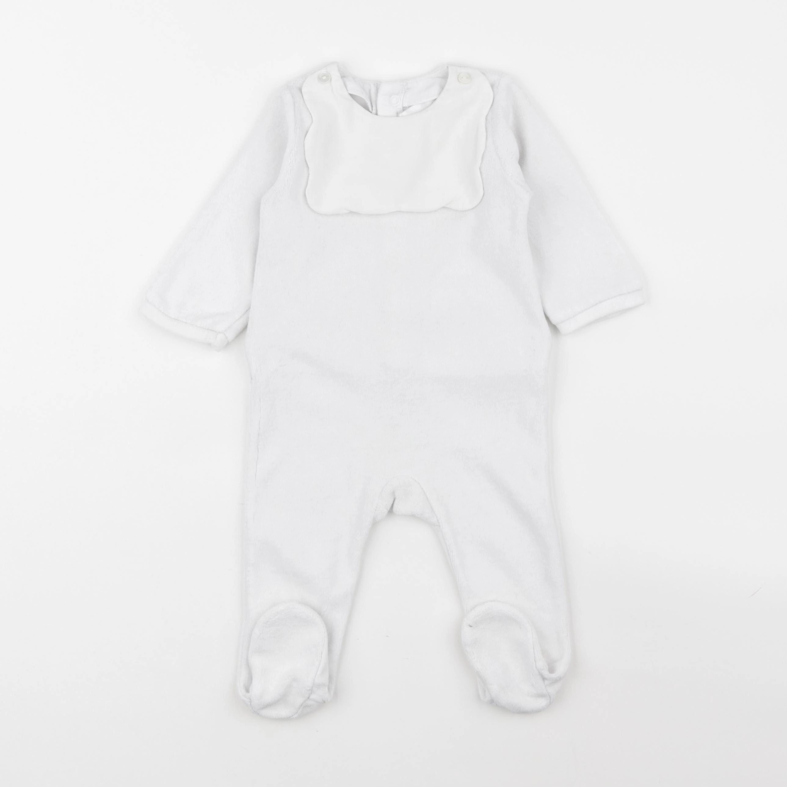 Petit Bateau - pyjama coton bleu - 6 mois