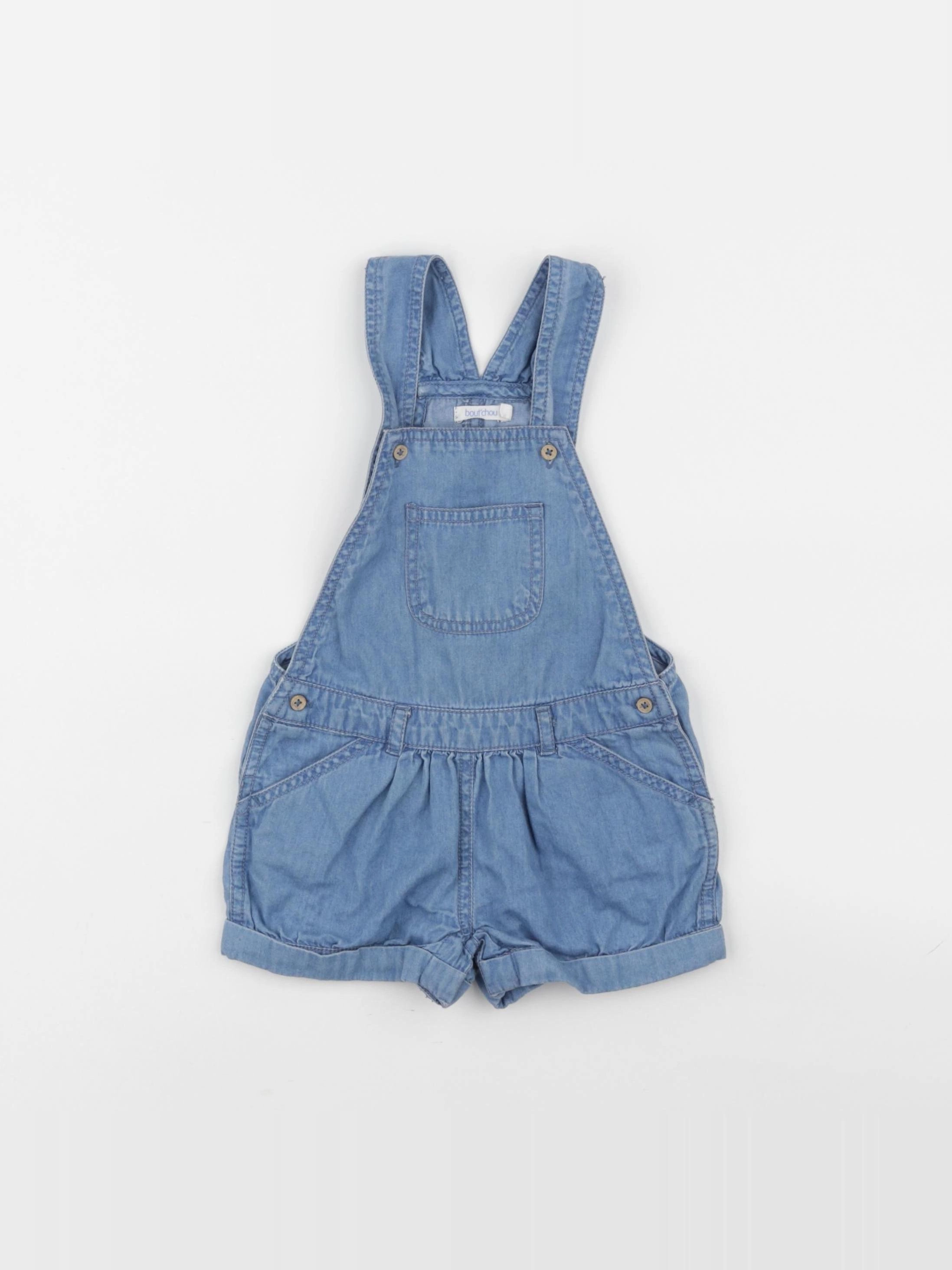 Boutchou - salopette bleu - 12 mois