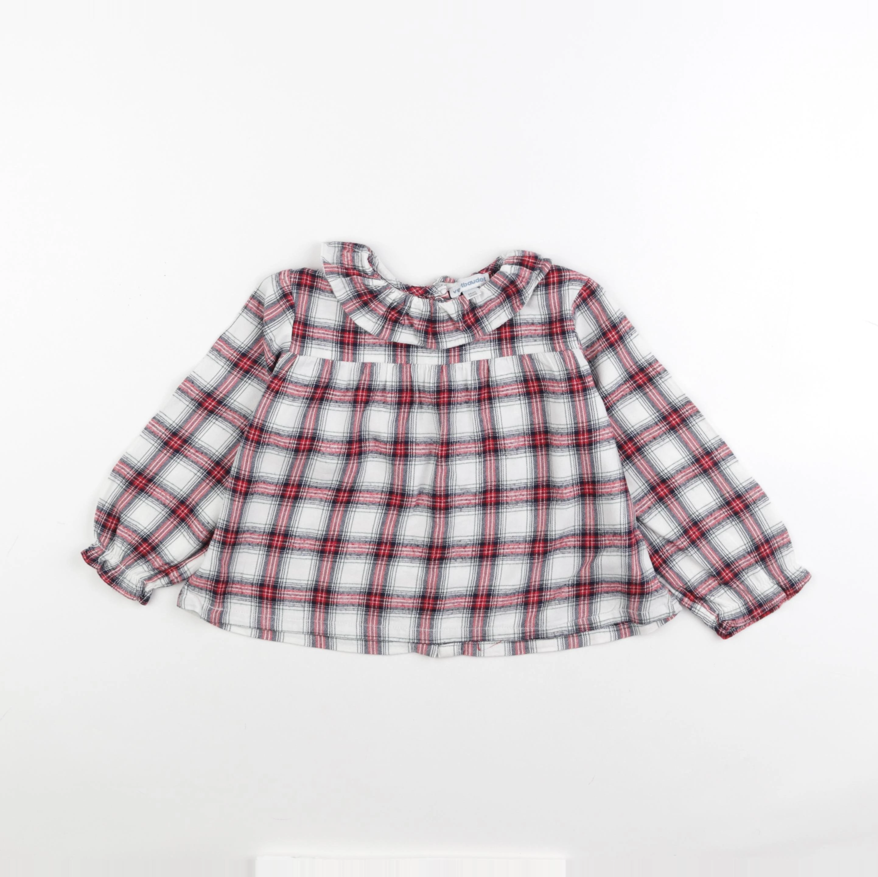 Vertbaudet - blouse rouge - 3 ans