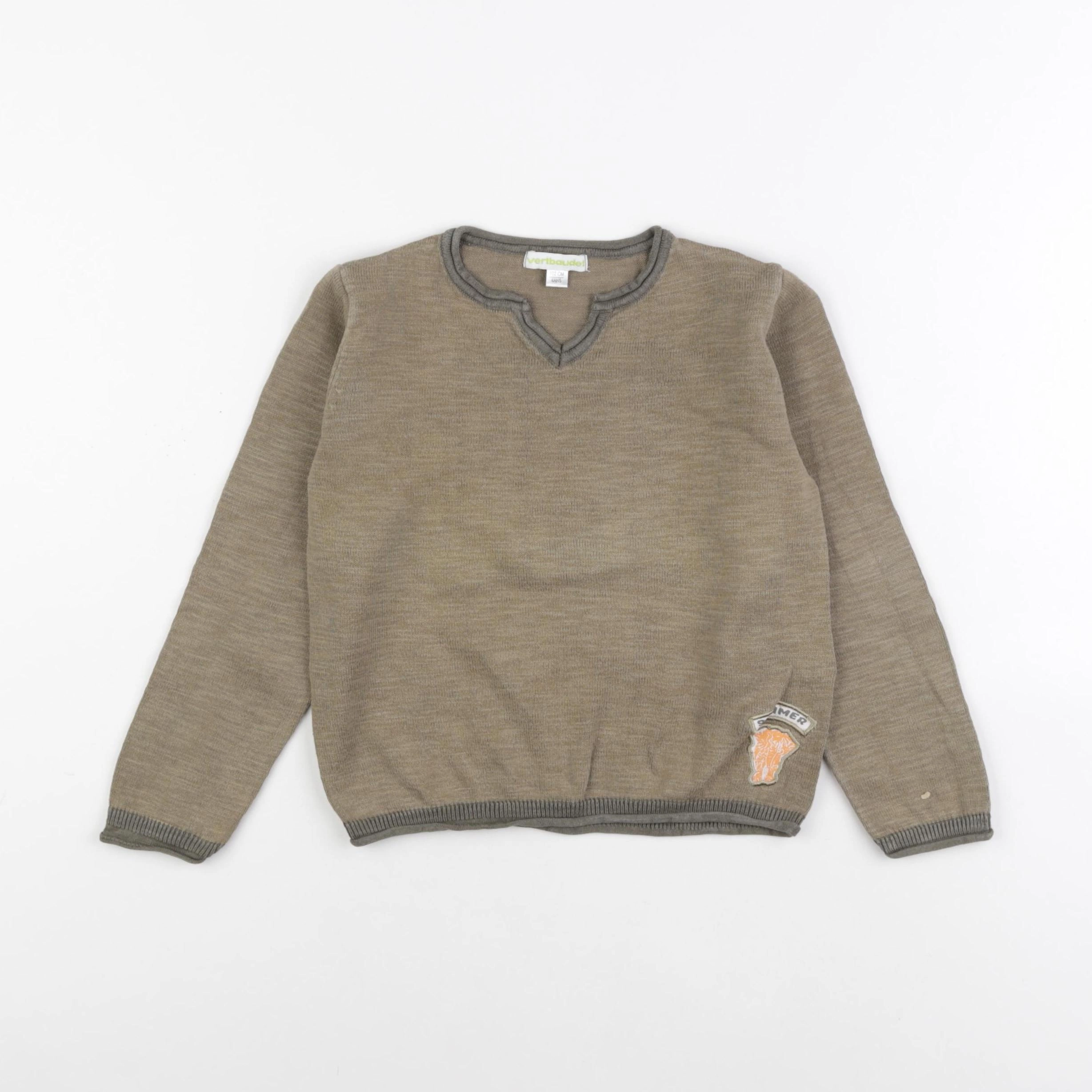 Vertbaudet - pull vert - 4 ans